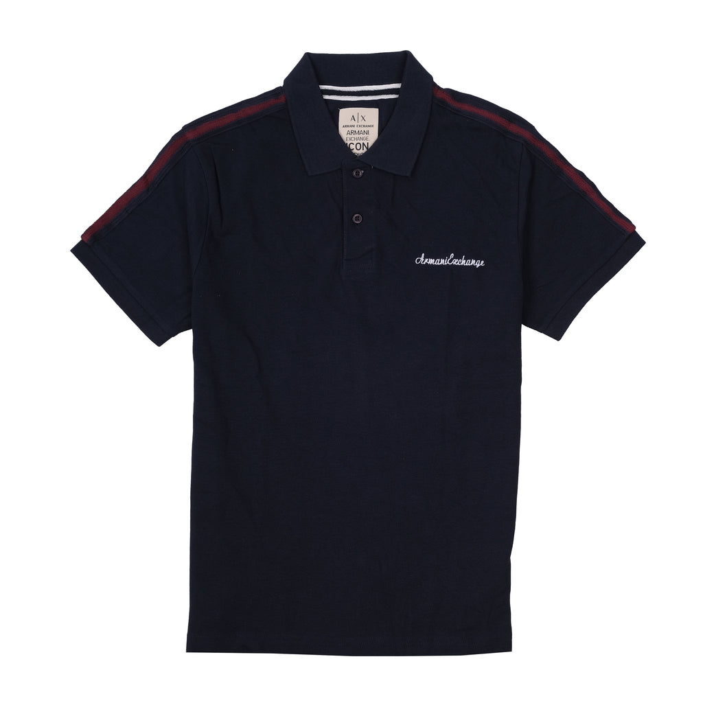 ARMANI EXCHANGE Deep Ocean Slim Fit Polo Shirt