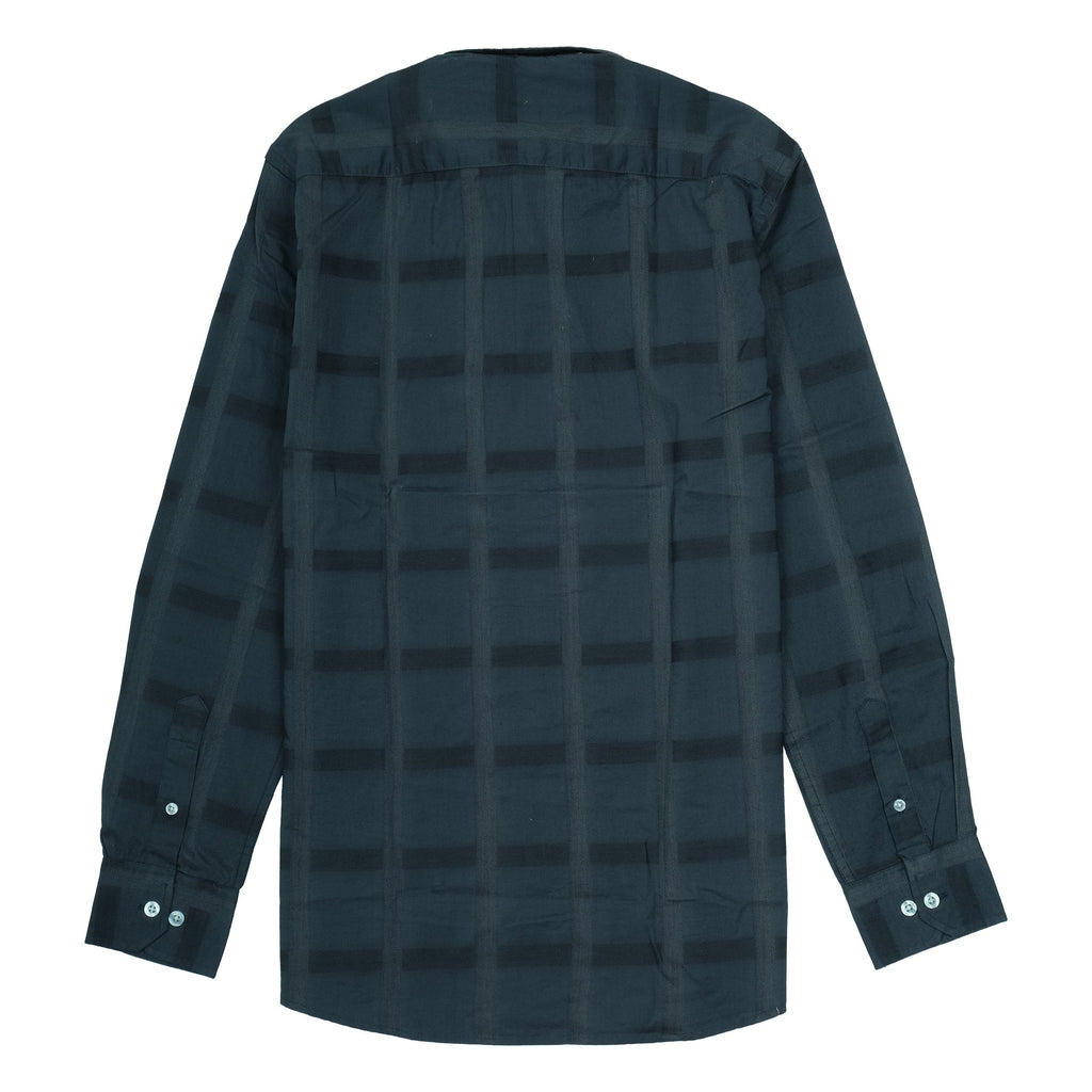 LACOSTE Midnight Navy Classic Fit Button-Up Shirt