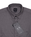ARMANI EXCHANGE Twilight Slate Tailored Fit Long Sleeve Button-Up Shirt