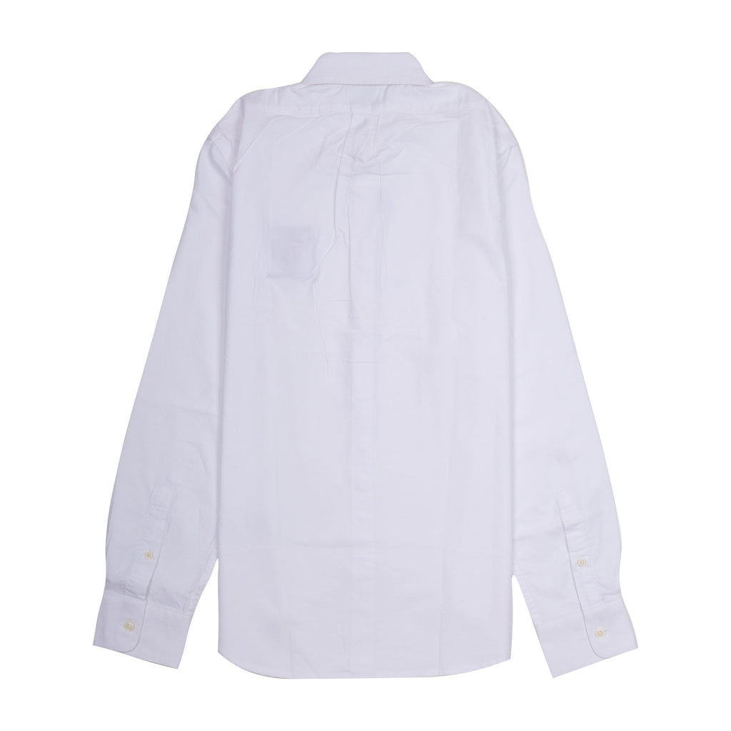 BROOKS BROTHERS Frosty Pearl Classic Fit Long Sleeve Oxford Shirt with Emblematic Crest
