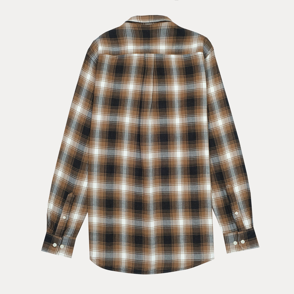 POLO RALPH LAUREN Rustic Maple Custom Fit Long Sleeve Plaid Shirt