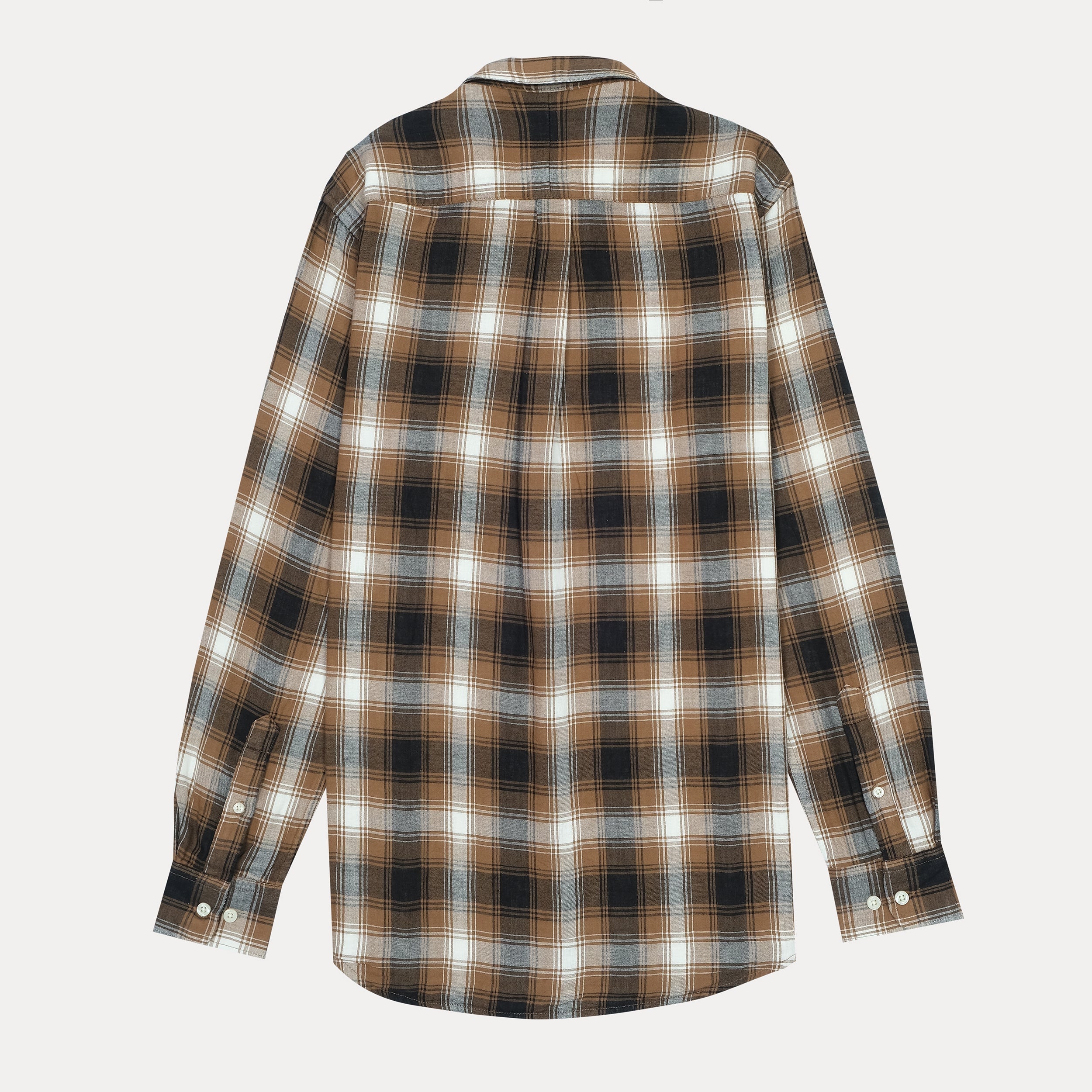 POLO RALPH LAUREN Rustic Maple Custom Fit Long Sleeve Plaid Shirt