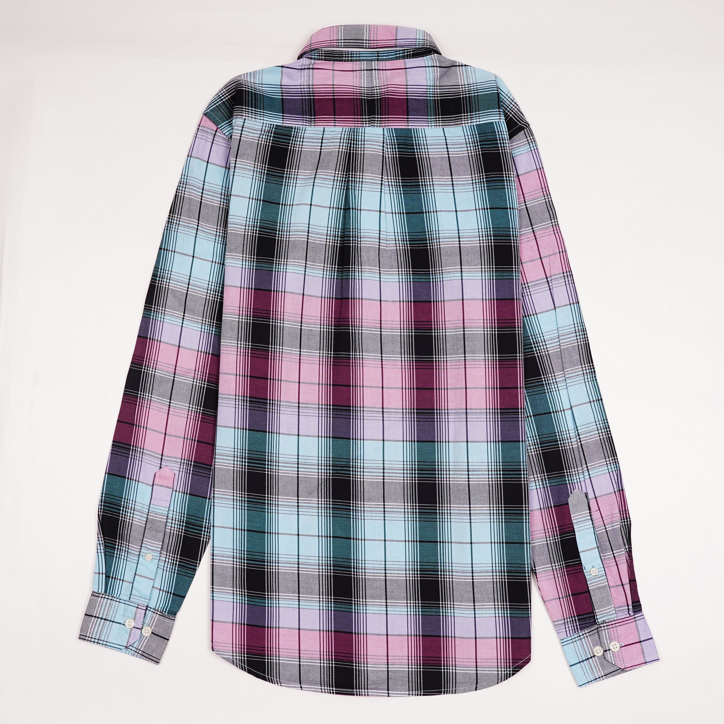 POLO RALPH LAUREN Radiant Indigo Tailored Fit Long Sleeve Gingham Shirt