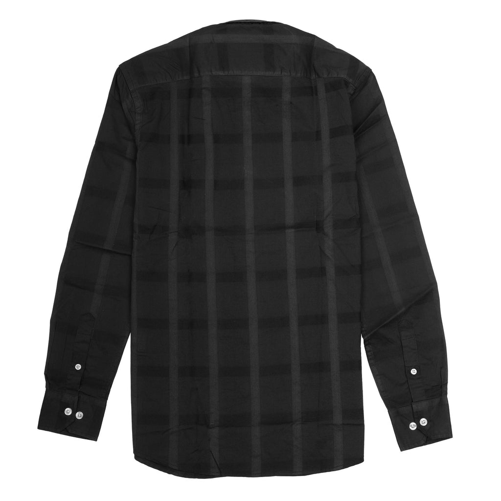 LACOSTE Midnight Shadow Slim Fit Long Sleeve Button-Up Shirt