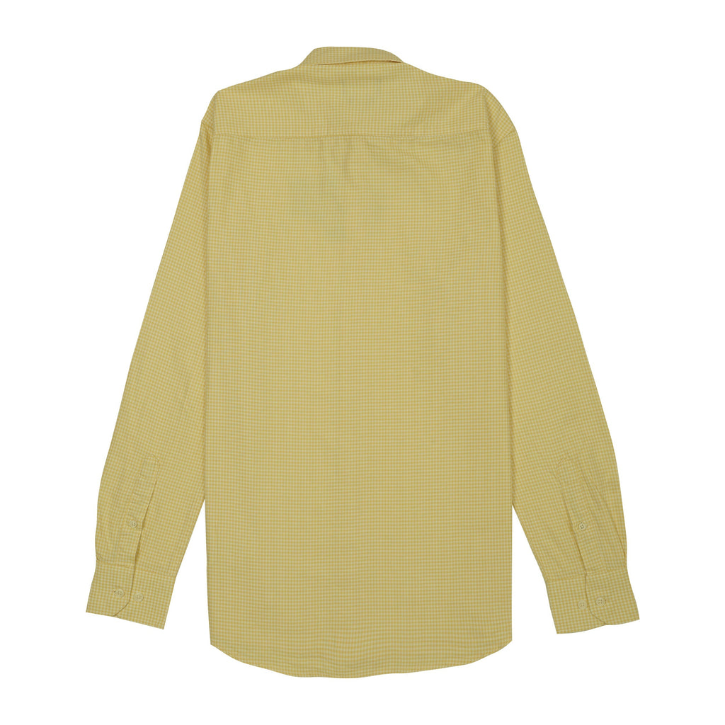 HACKETT Daffodil Glimmer Tailored Fit Long Sleeve Gingham Shirt
