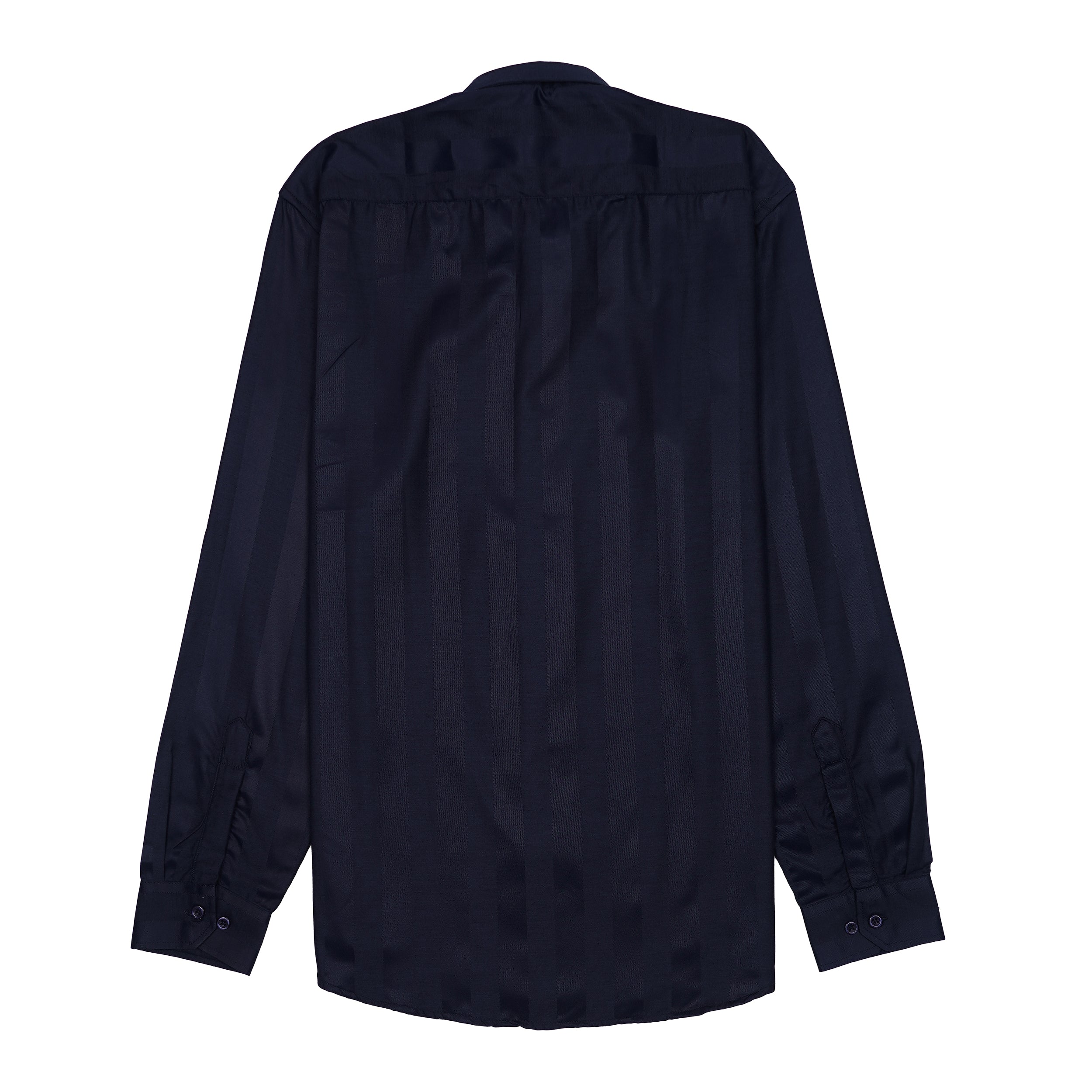 ZARA Lucent Cobalt Echo Tailored Fit Long Sleeve Satin Shirt