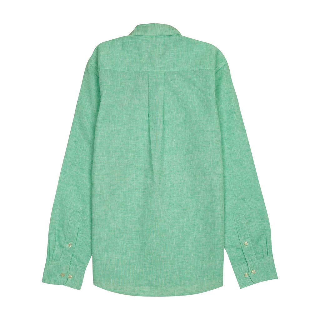 POLO RALPH LAUREN Prismatic Jade Tailored Fit Long Sleeve Button-Down Shirt