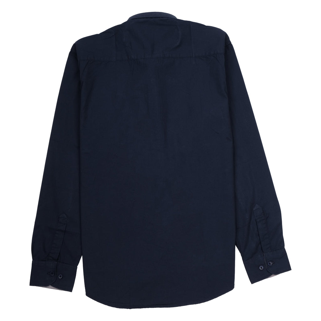 HACKETT MIDNIGHT NAVY Slim Fit Classic Button-Up Shirt