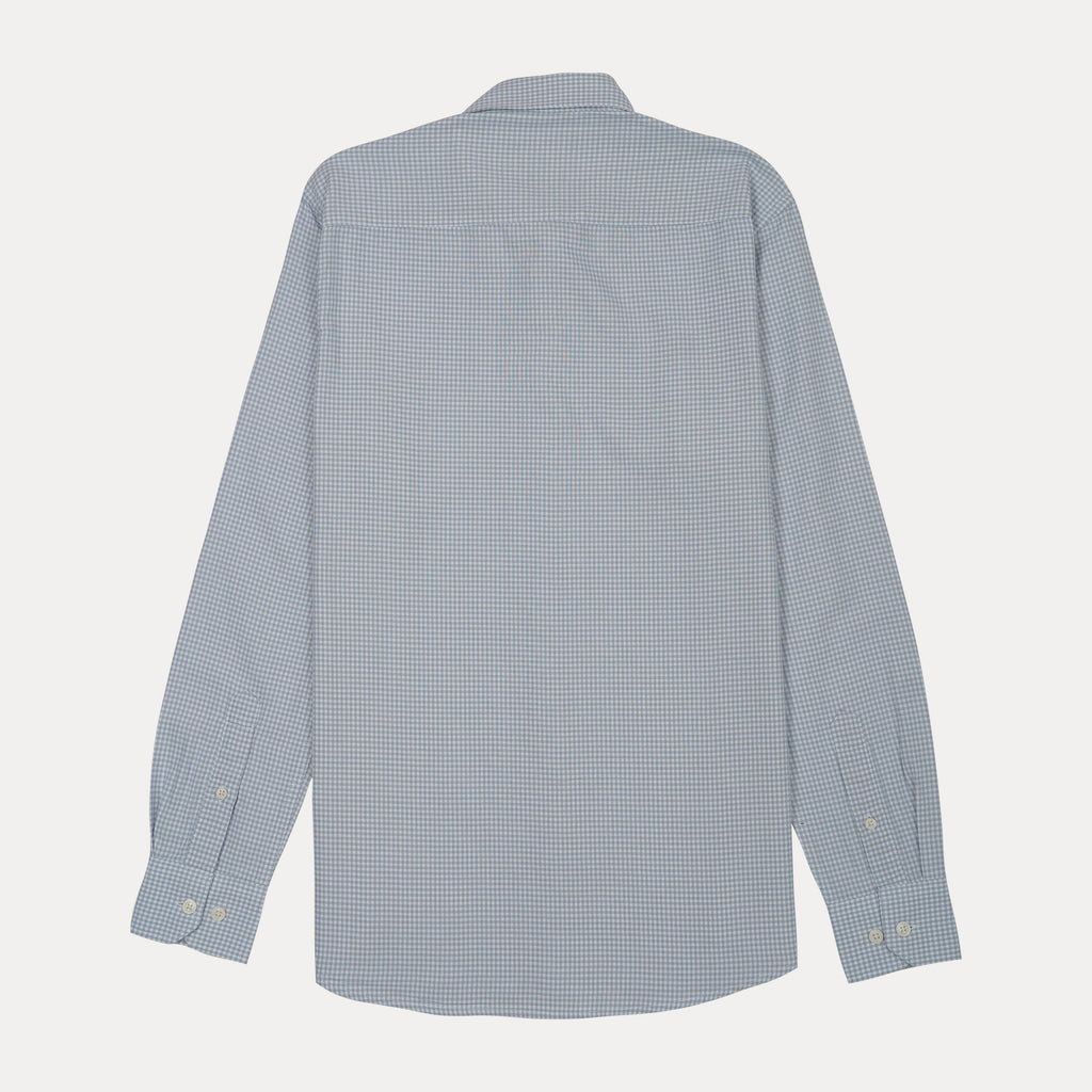 HACKETT Ocean Breeze Tailored Fit Long Sleeve Gingham Shirt