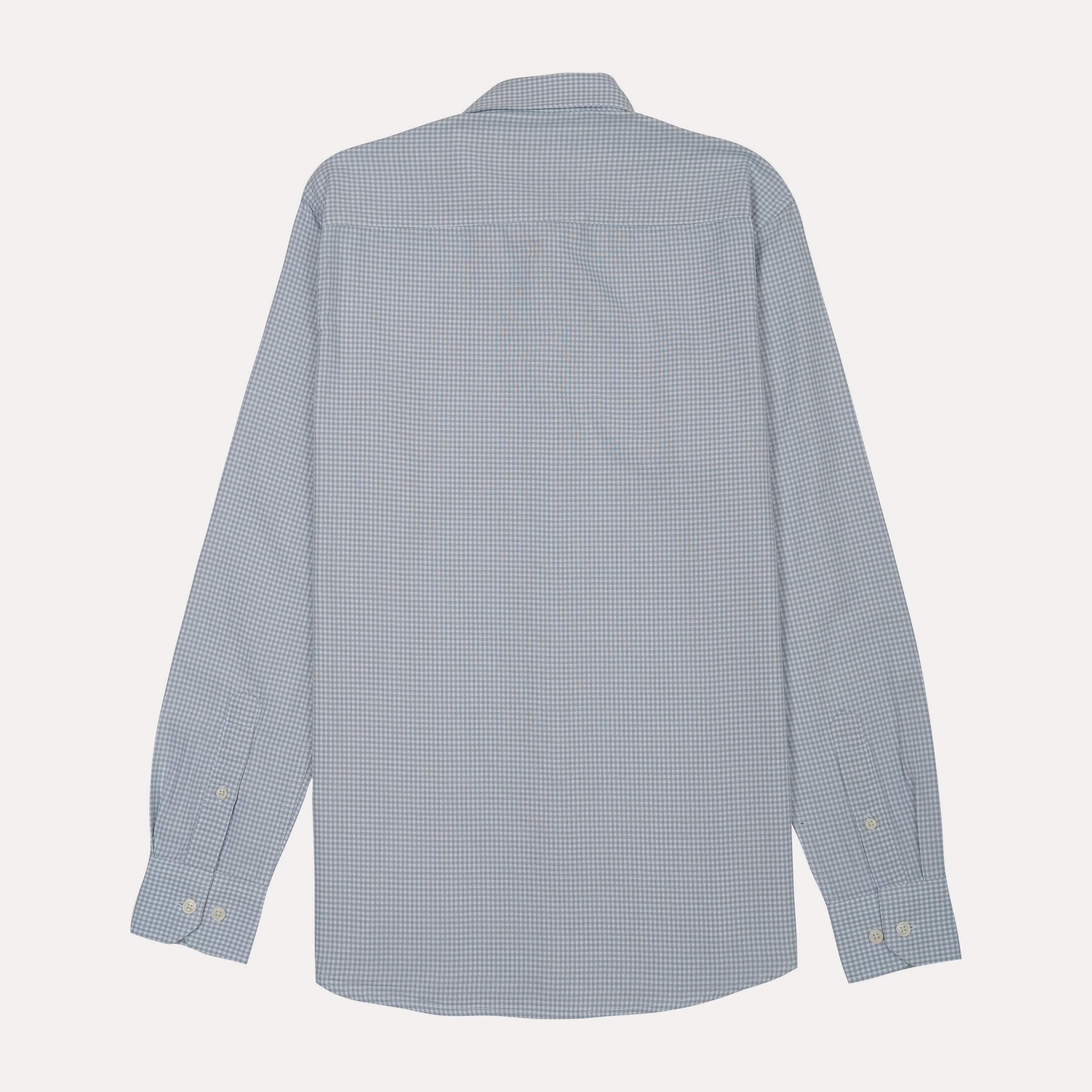 HACKETT Ocean Breeze Tailored Fit Long Sleeve Gingham Shirt