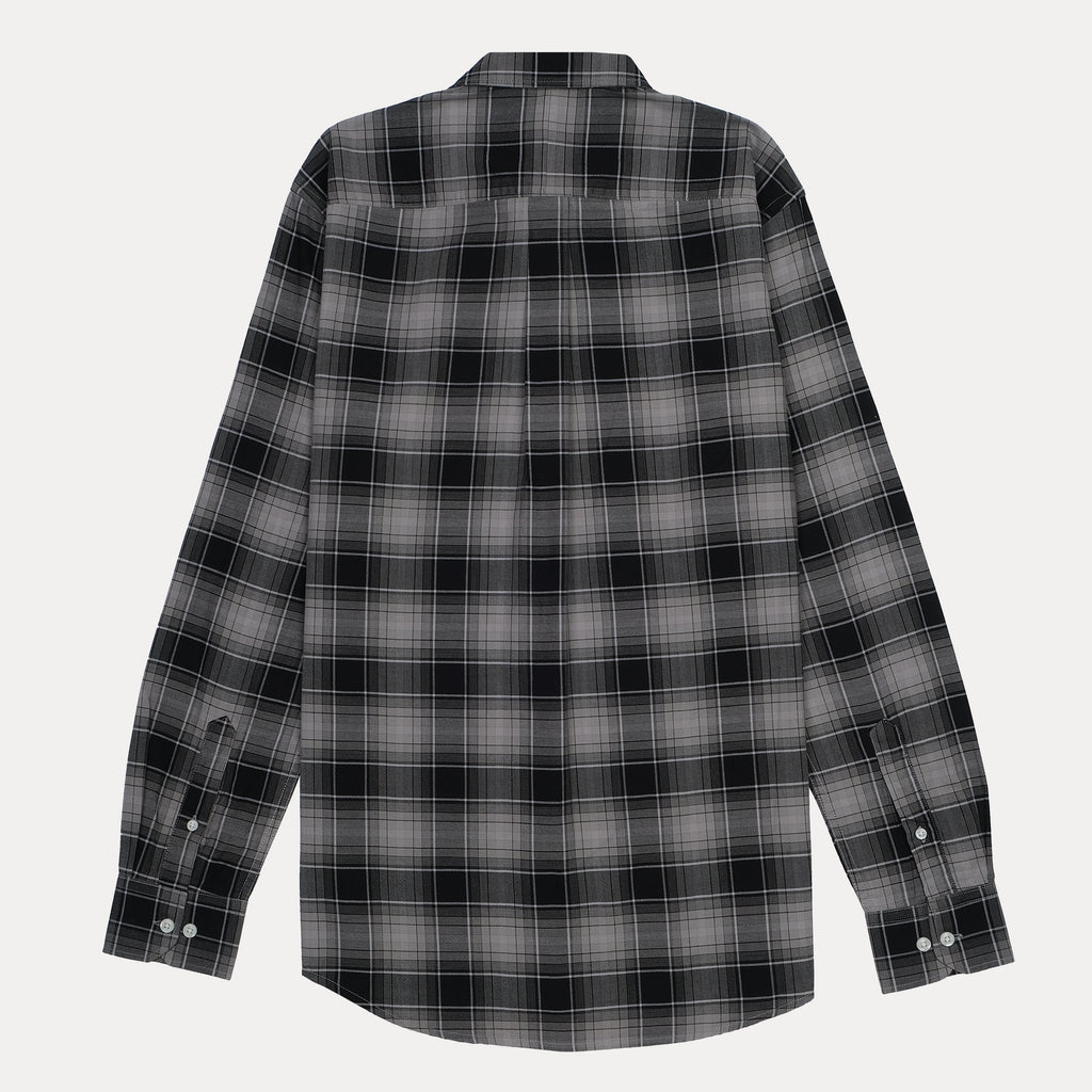 POLO RALPH LAUREN Shadowed Slate Tailored Fit Long Sleeve Flannel Shirt