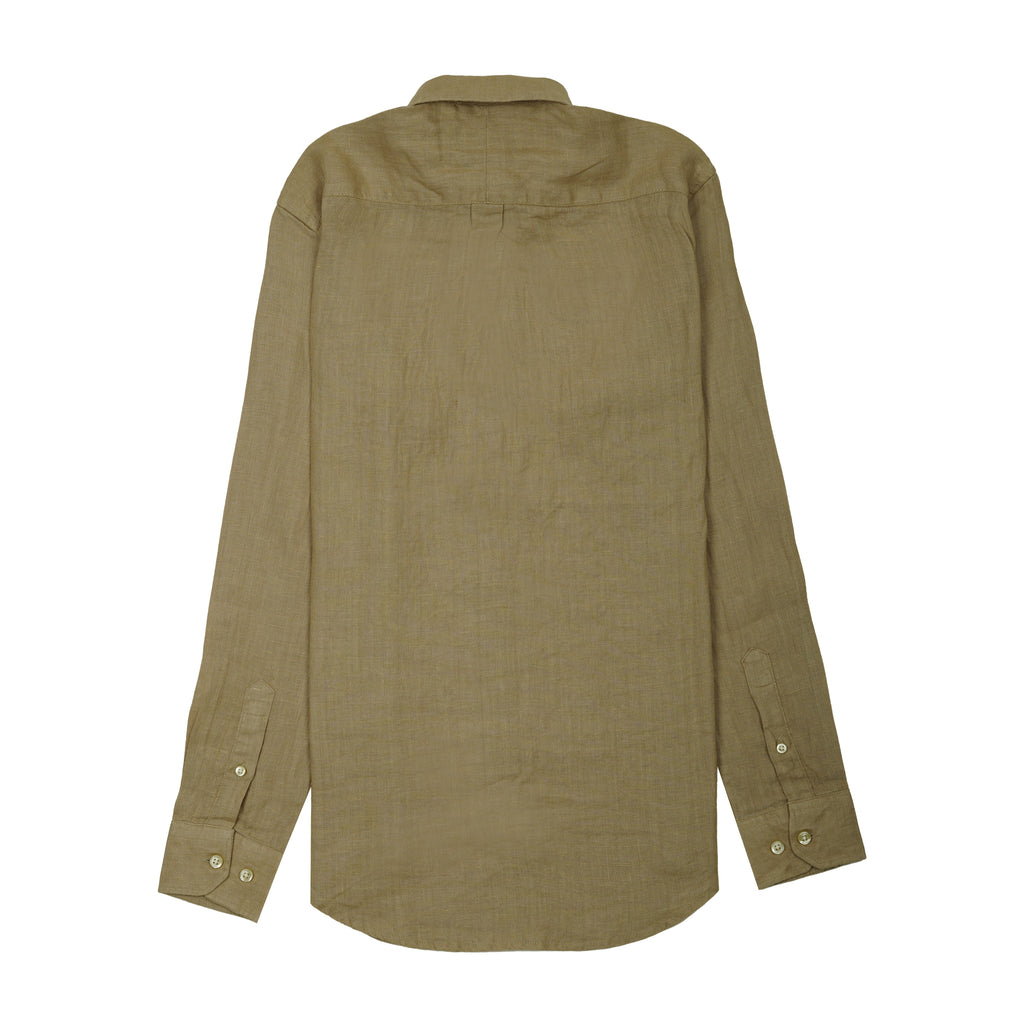 POLO RALPH LAUREN Sunlit Fern Slim Fit Linen Button-Down Shirt