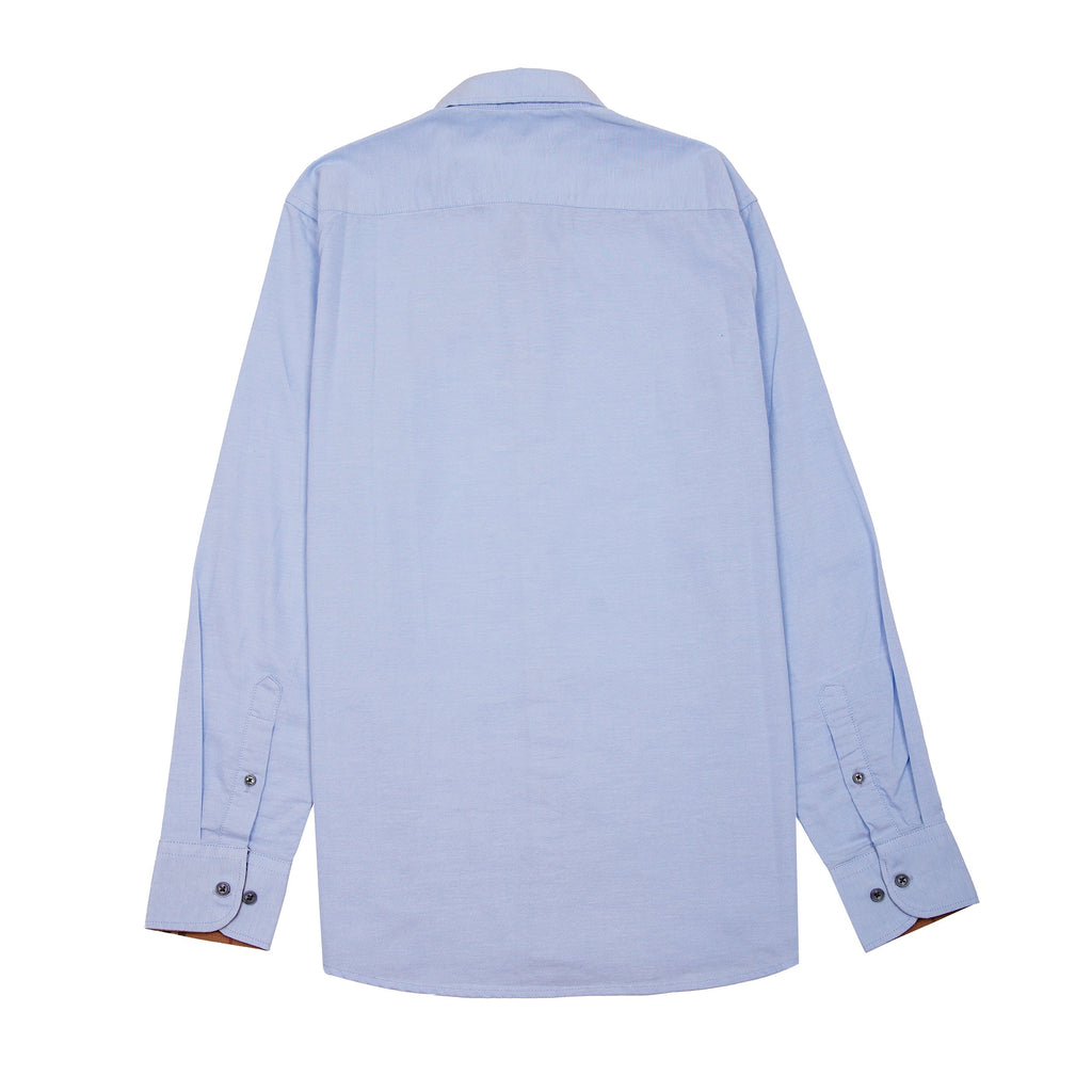BURBERRY Prismatic Azure Classic Fit Long Sleeve Shirt