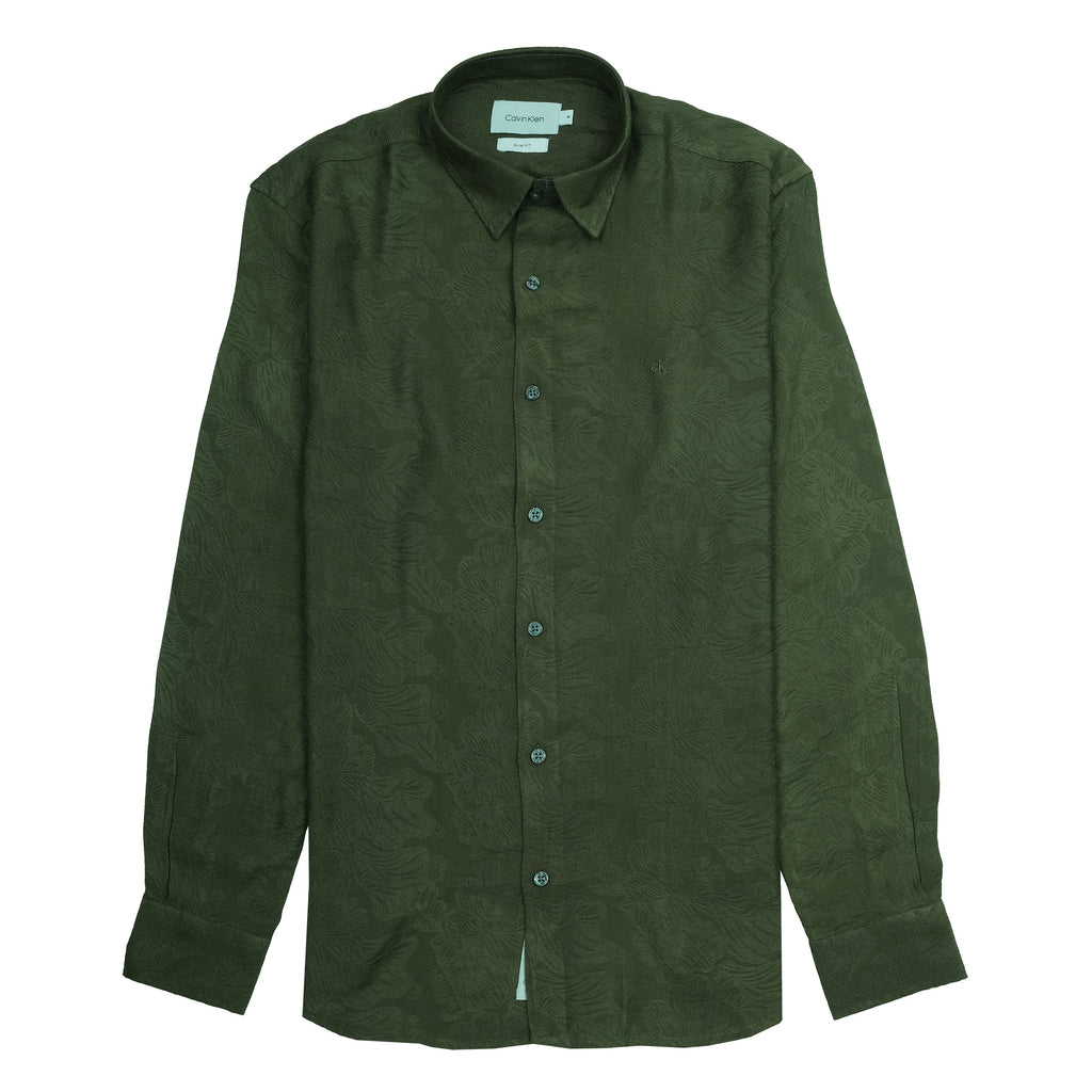 CALVIN KLEIN Enchanted Forest Slim Fit Long Sleeve Shirt