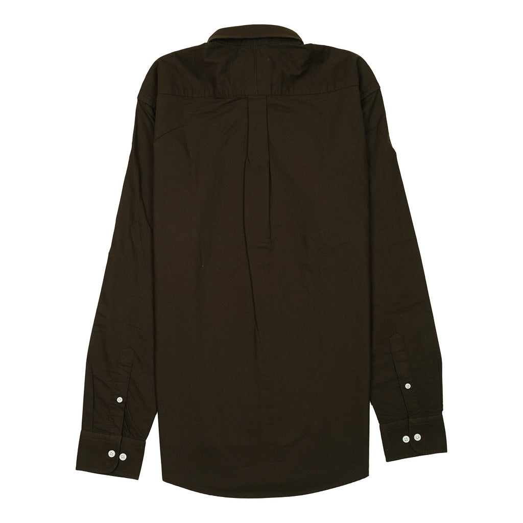 POLO RALPH LAUREN Earthy Walnut Custom Fit Long Sleeve Button-Down Shirt