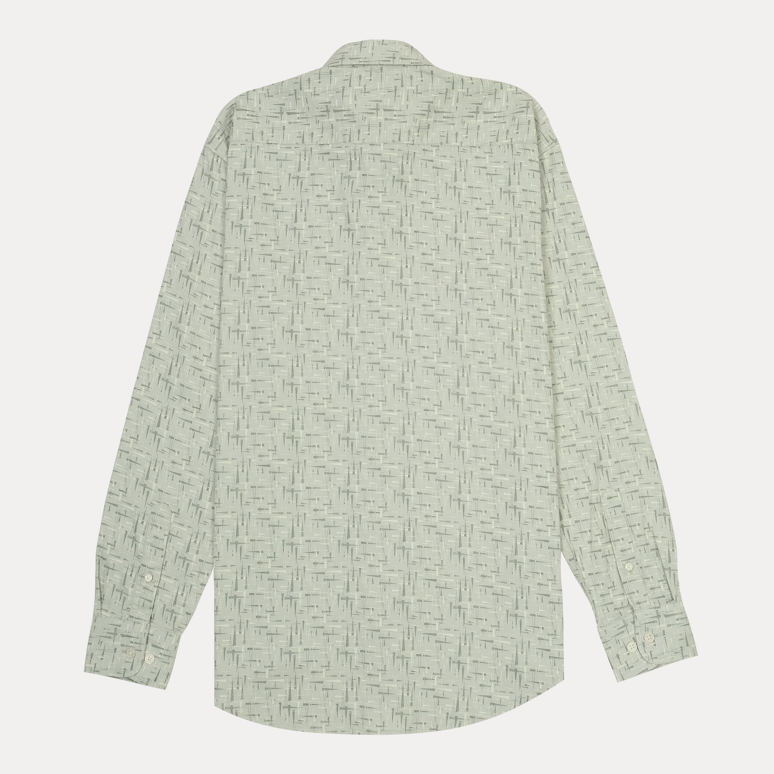 TOMMY HILFIGER Mystic Fern Tailored Fit Long Sleeve Textured Shirt