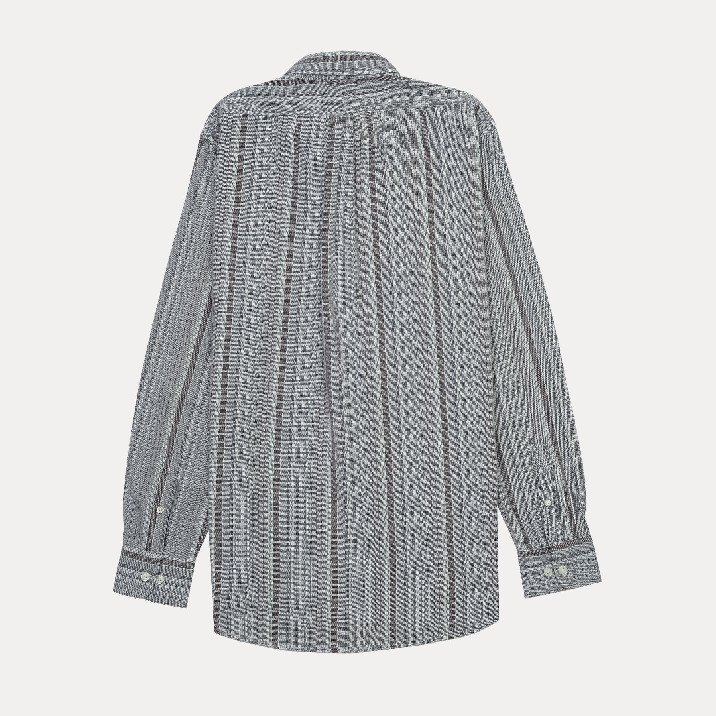 BROOKS BROTHERS Ethereal Ash Tailored Fit Long Sleeve Button-Down Shirt