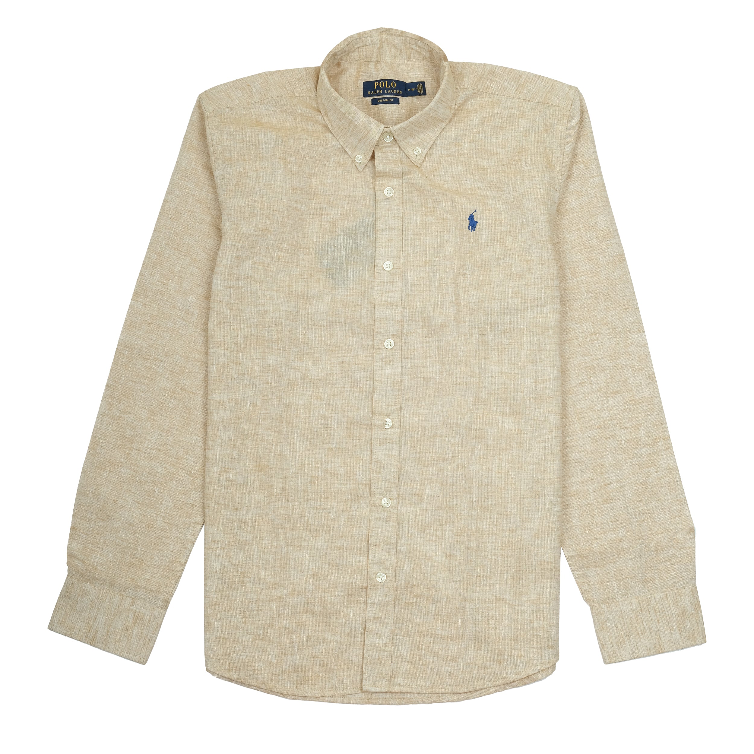POLO RALPH LAUREN Desert Mirage Textured Slim Fit Long Sleeve Shirt