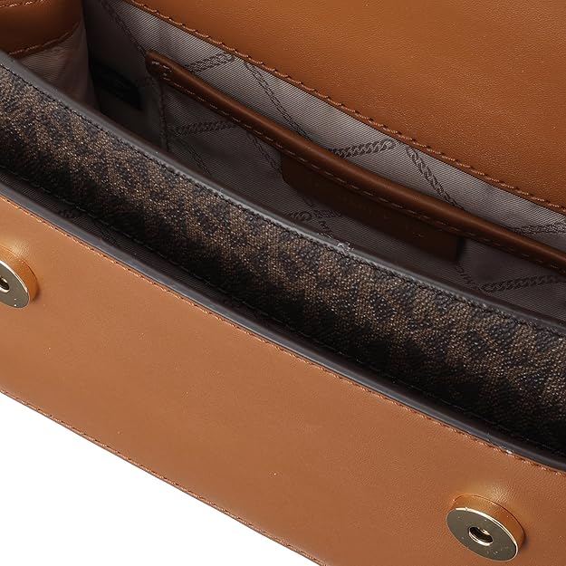 MICHAEL KORS Espresso Luxe Crossbody Bag