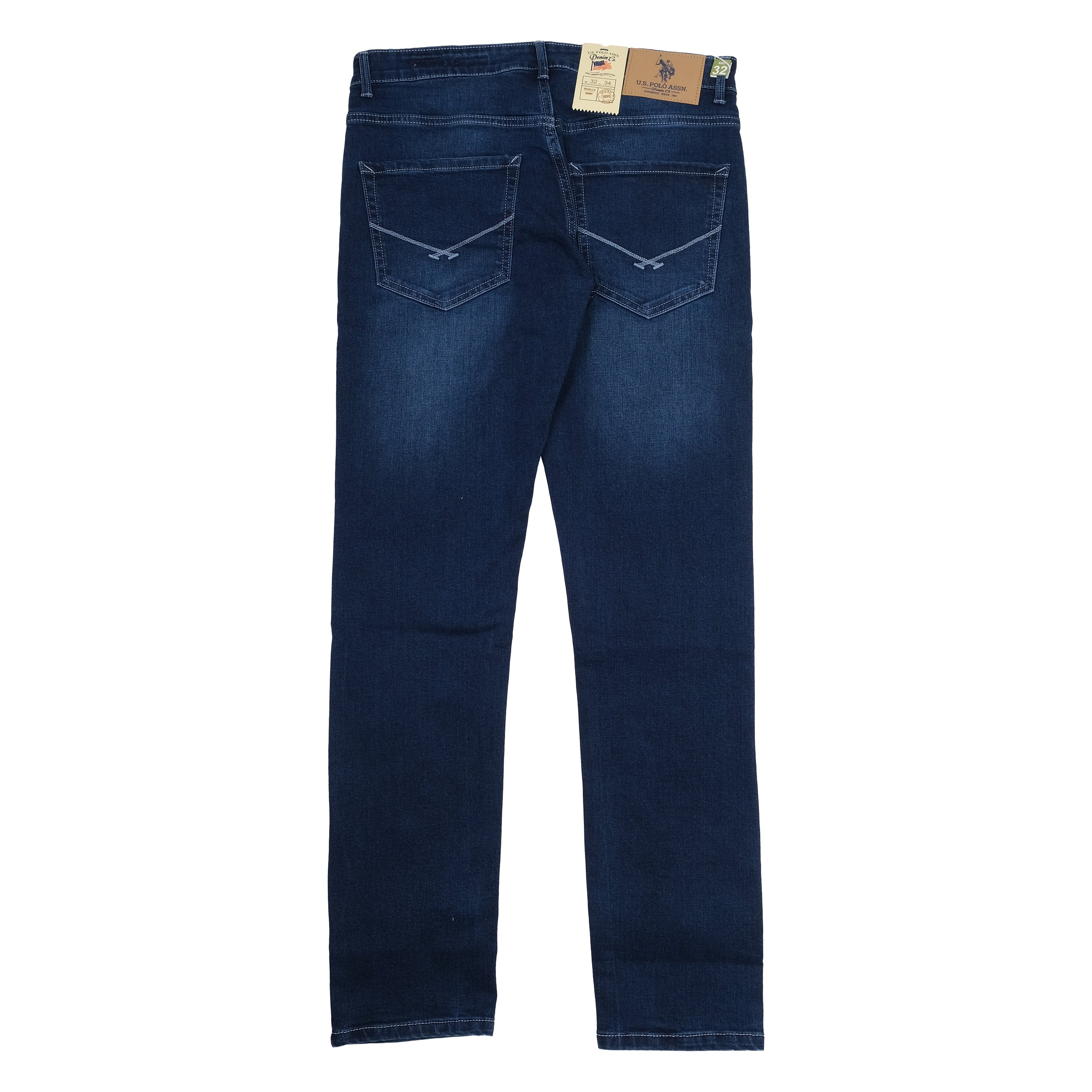 USPA Enchanted Azure Tailored Fit Denim Trousers