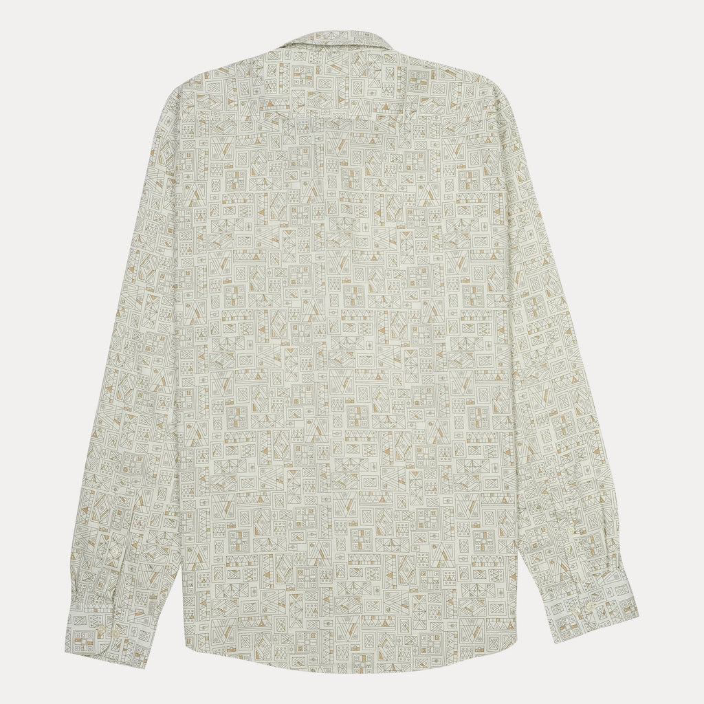 Tommy Hilfiger Geometric Print Long Sleeve Shirt