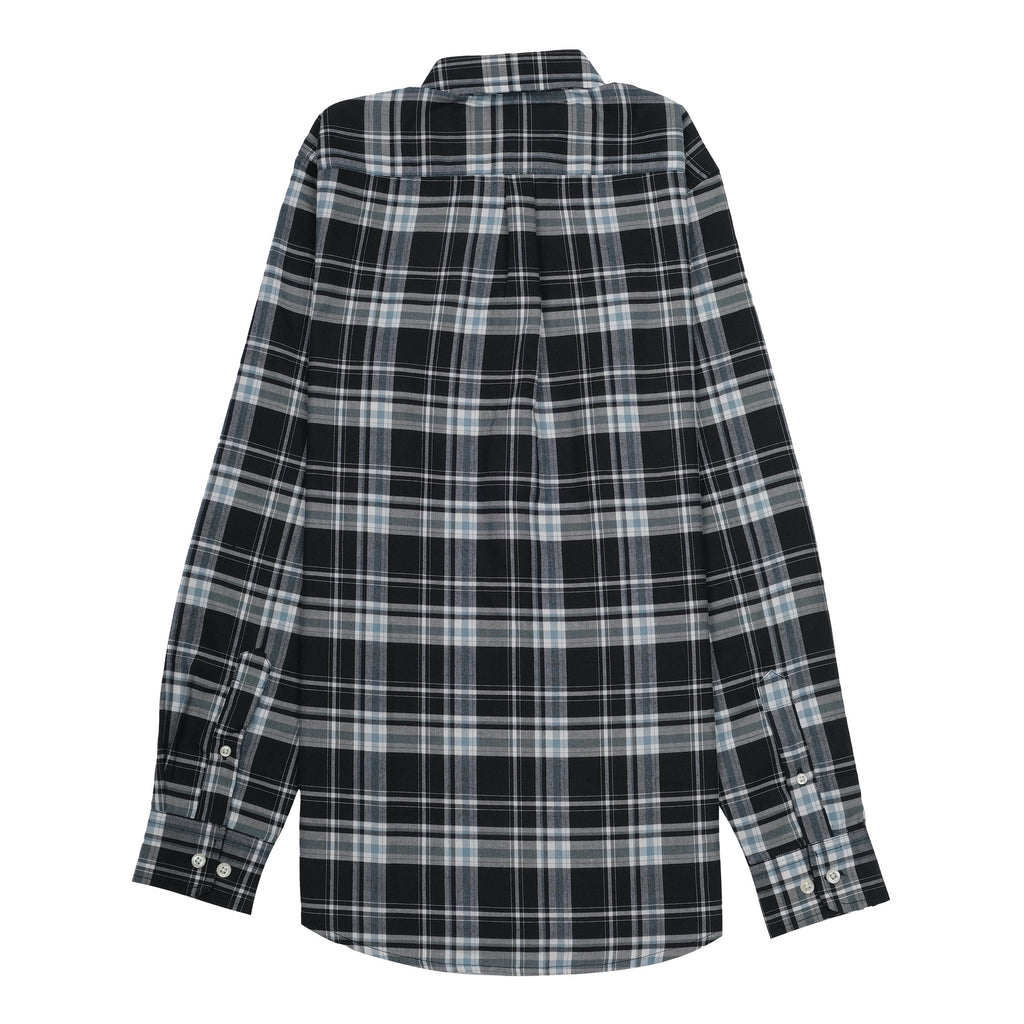 U.S. POLO ASSN. Twilight Slate Tailored Fit Long Sleeve Plaid Shirt