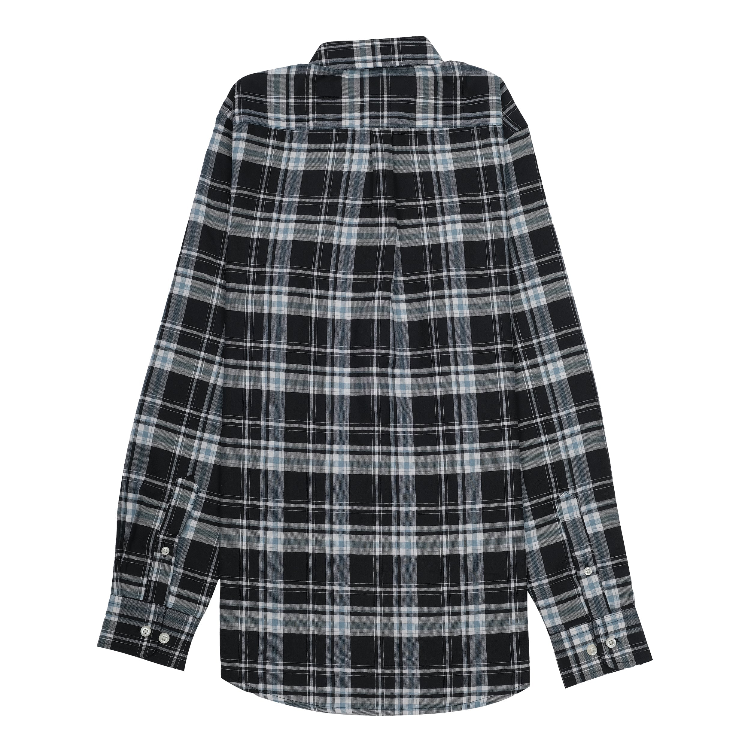 U.S. POLO ASSN. Twilight Slate Tailored Fit Long Sleeve Plaid Shirt