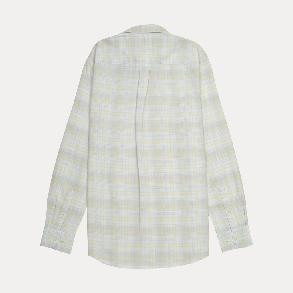 POLO RALPH LAUREN Luminous Citrus Tailored Fit Long Sleeve Check Shirt