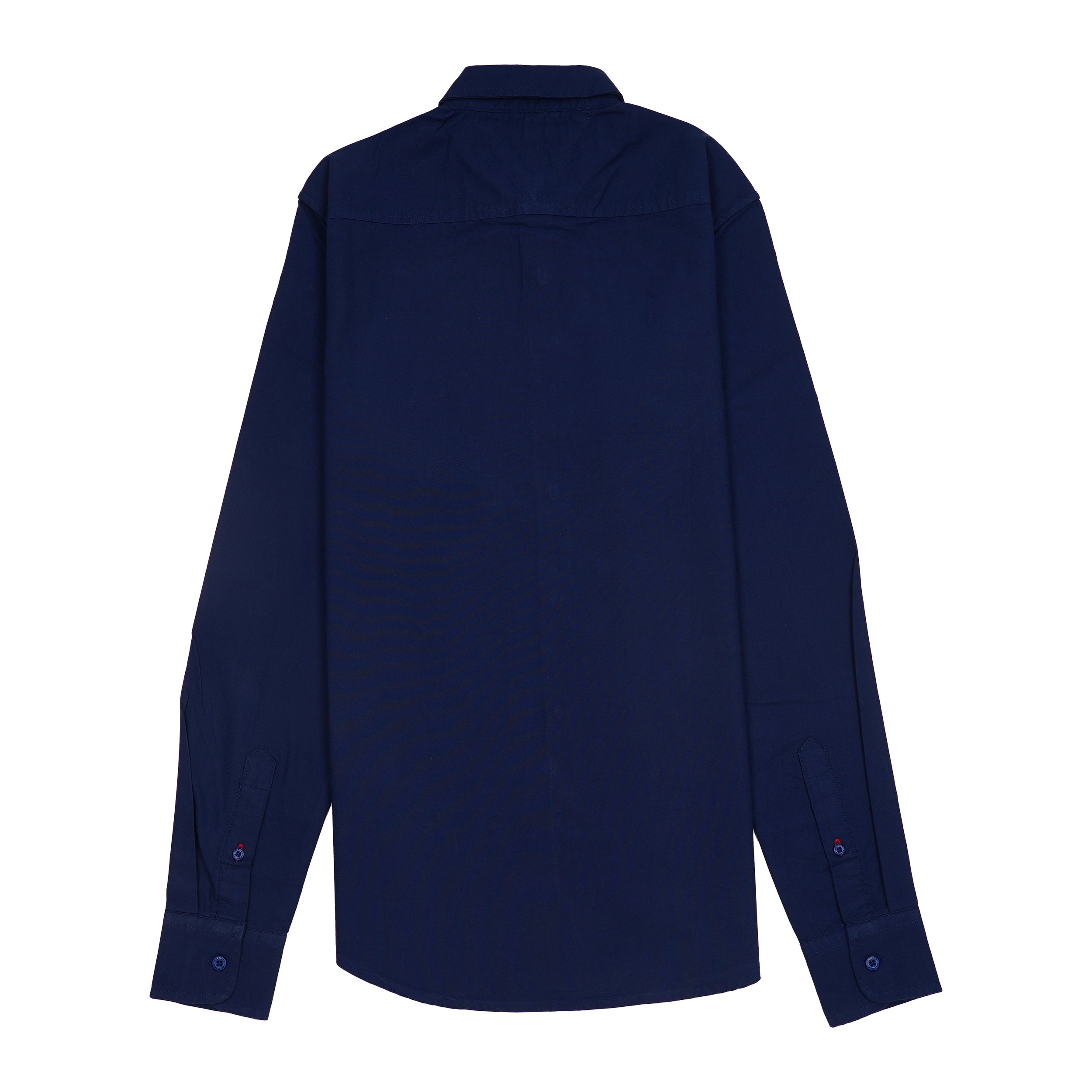 TOMMY HILFIGER Prismatic Indigo Tailored Fit Long Sleeve Button-Up Shirt