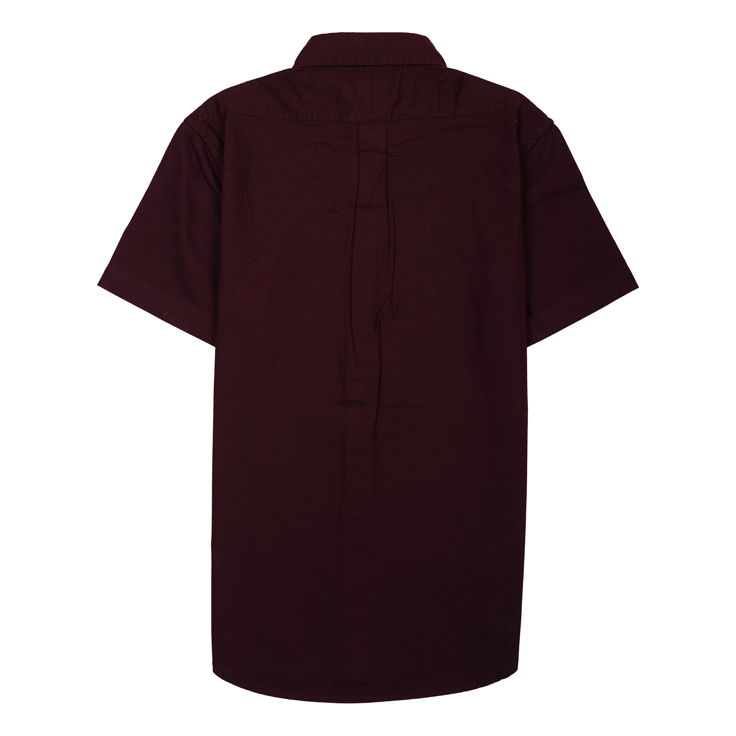 POLO RALPH LAUREN Crimson Velvet Relaxed Fit Short Sleeve Button-Down Shirt