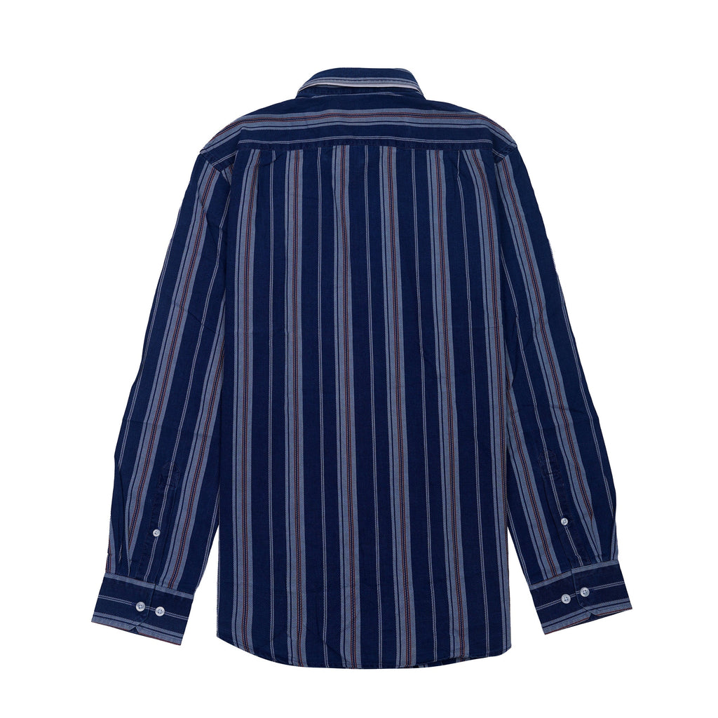 NAUTICA Enchanted Azure Classic Fit Striped Button-Up Shirt