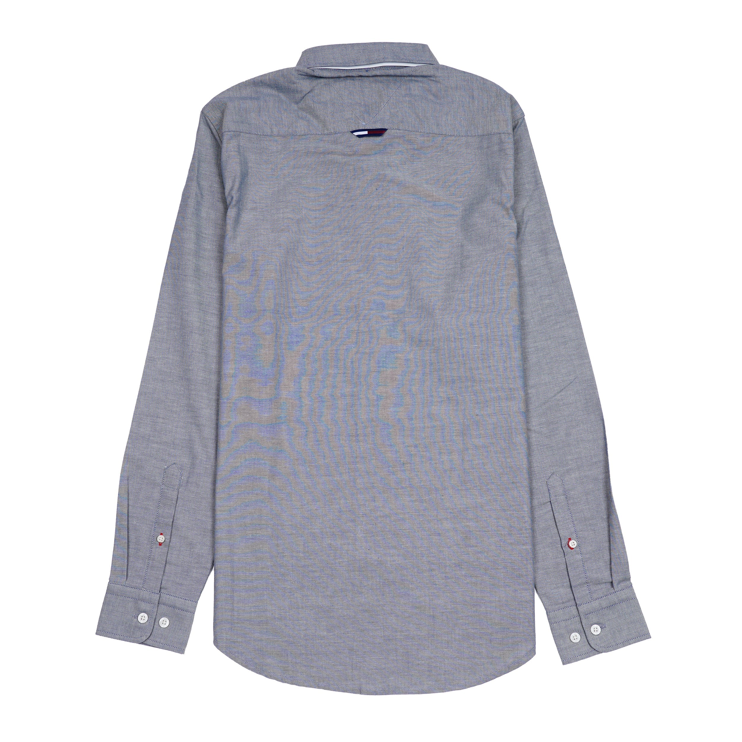 TOMMY JEANS Seraphic Azure Tailored Fit Long Sleeve Button-Up Shirt
