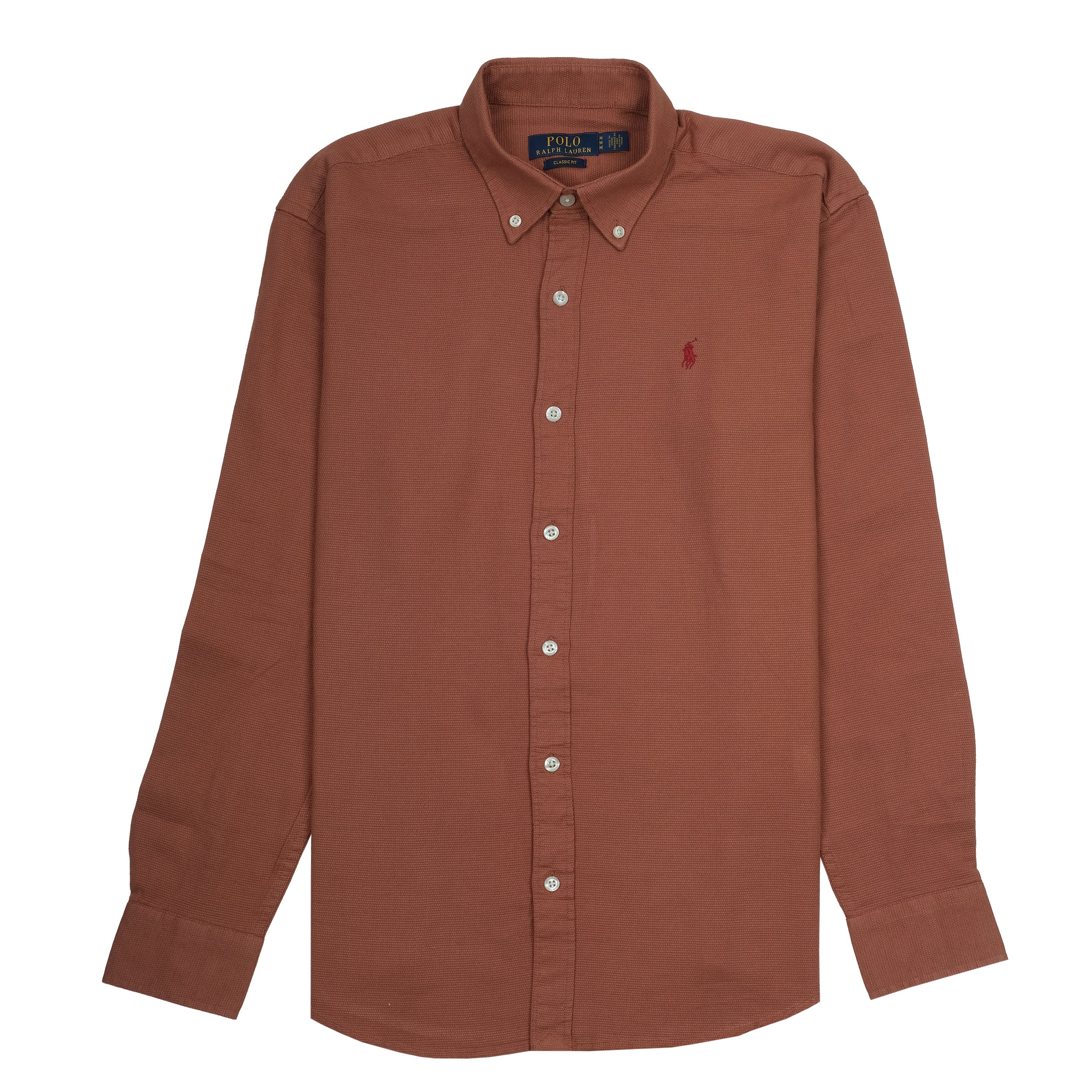 POLO RALPH LAUREN Ember Clay Classic Fit Long Sleeve Button-Down Shirt
