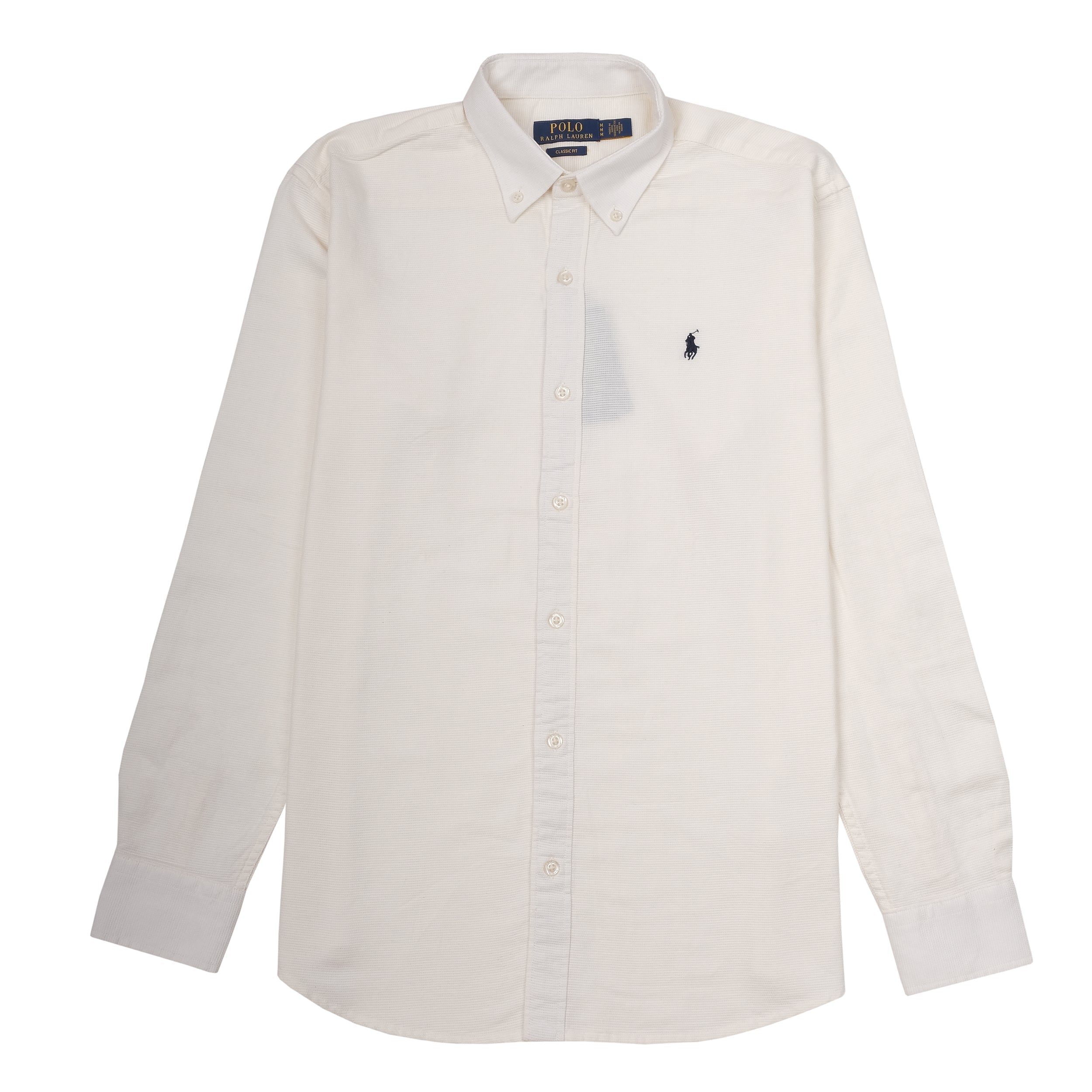 POLO RALPH LAUREN Ivory Whisper Classic Fit Long Sleeve Button-Down Shirt
