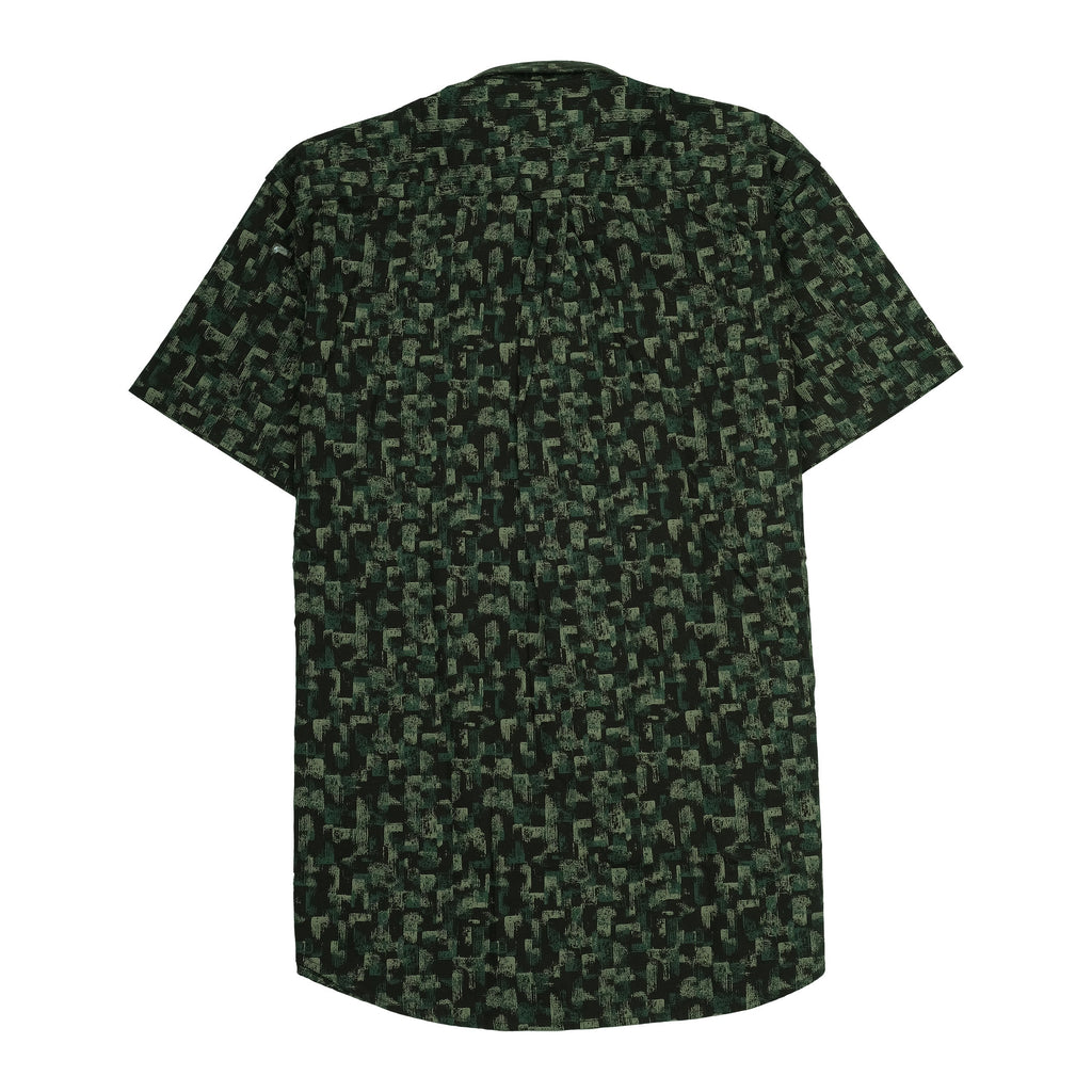U.S. POLO ASSN. Enchanted Forest Tailored Fit Graphic Print Short Sleeve Shirt