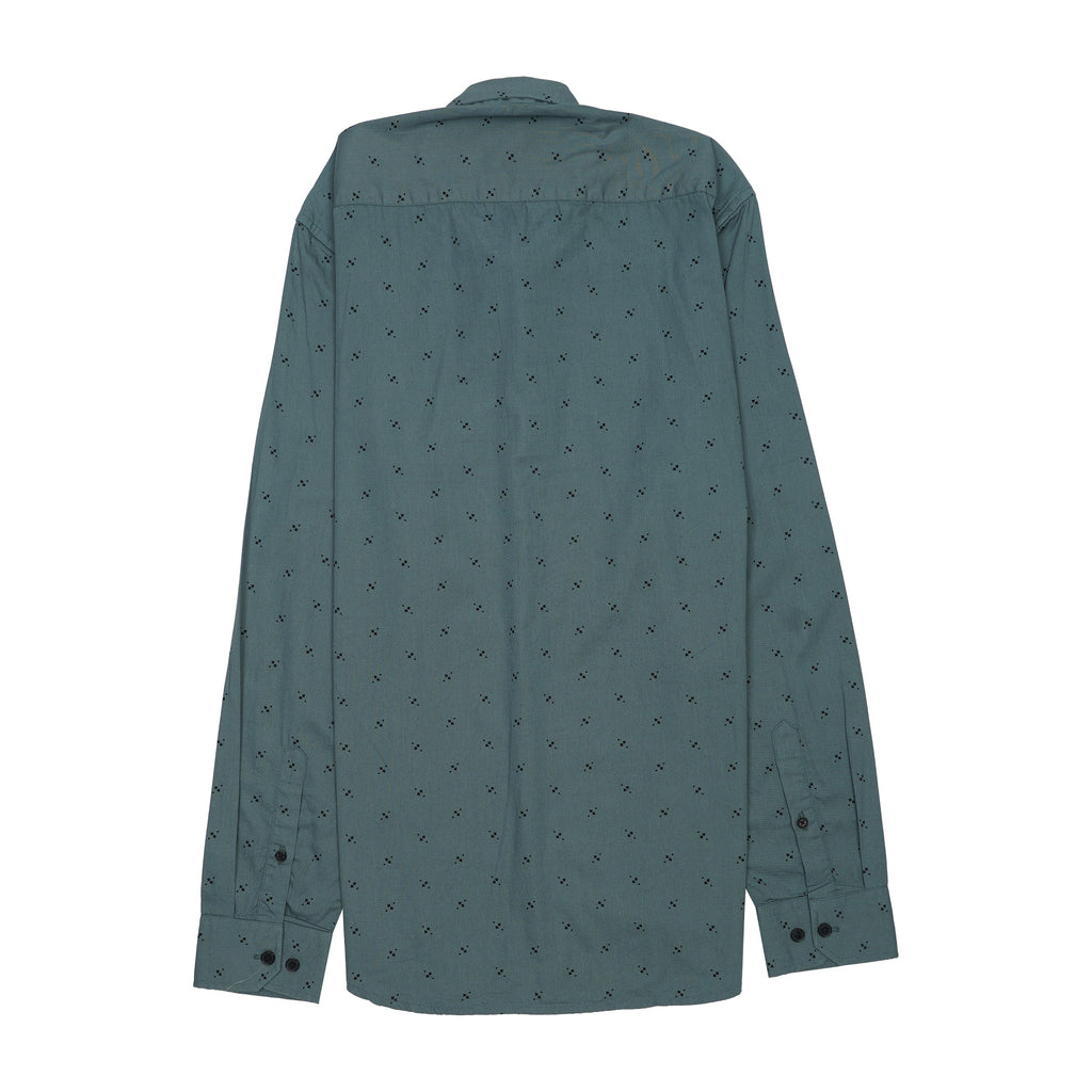 CALVIN KLEIN JEANS Radiant Teal Tailored Fit Long Sleeve Shirt