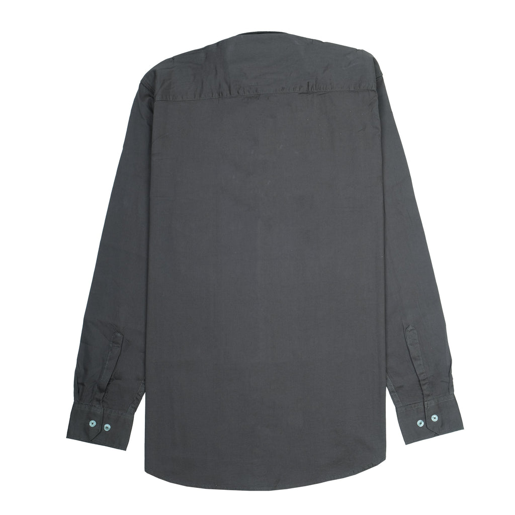 TOMMY HILFIGER Shadow Slate Classic Fit Long Sleeve Button-Up Shirt