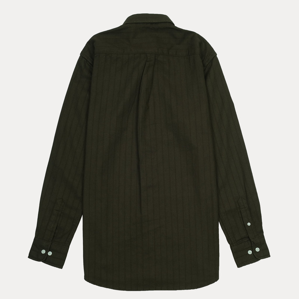 POLO RALPH LAUREN Forest Sage Tailored Fit Long Sleeve Striped Button-Up Shirt
