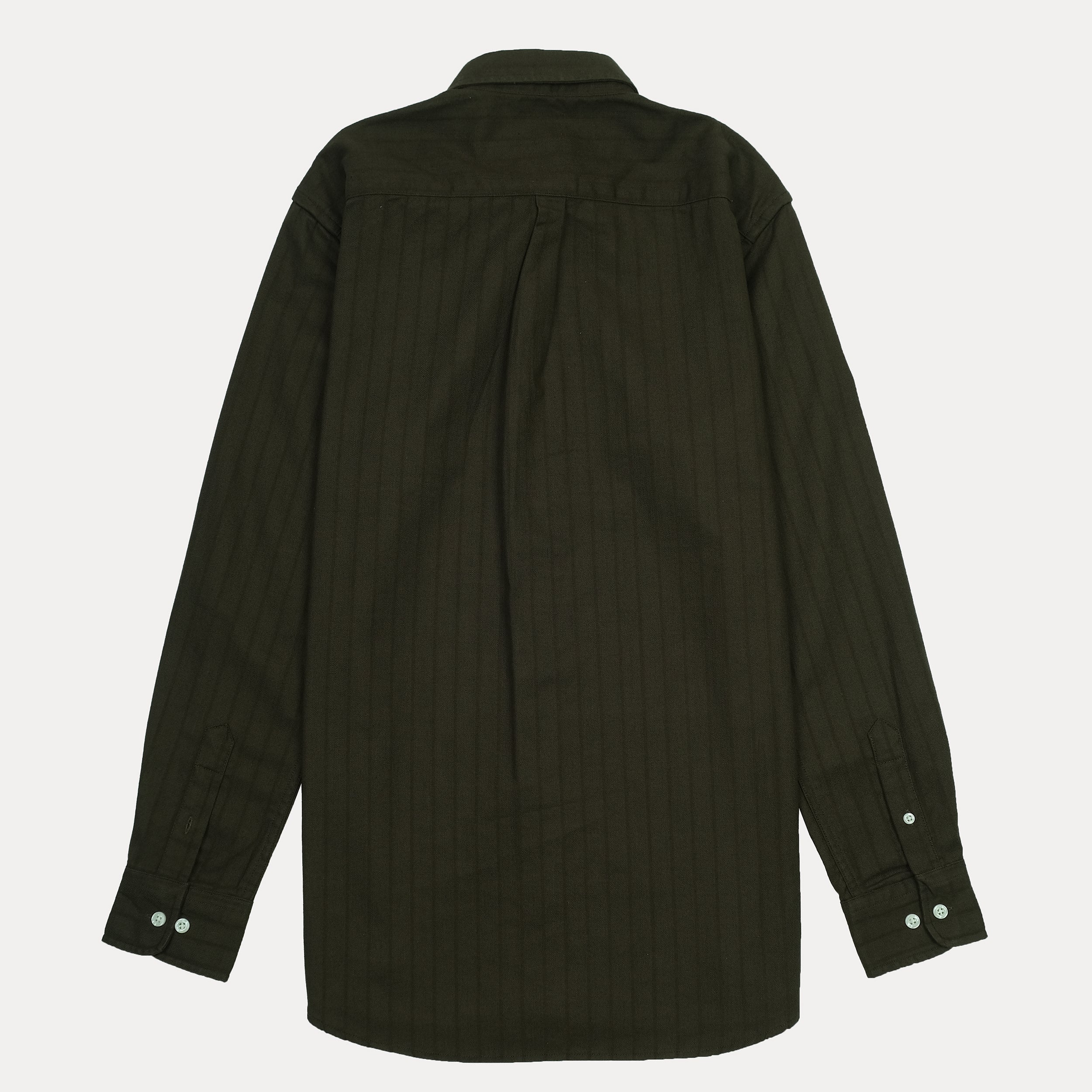 POLO RALPH LAUREN Forest Sage Tailored Fit Long Sleeve Striped Button-Up Shirt