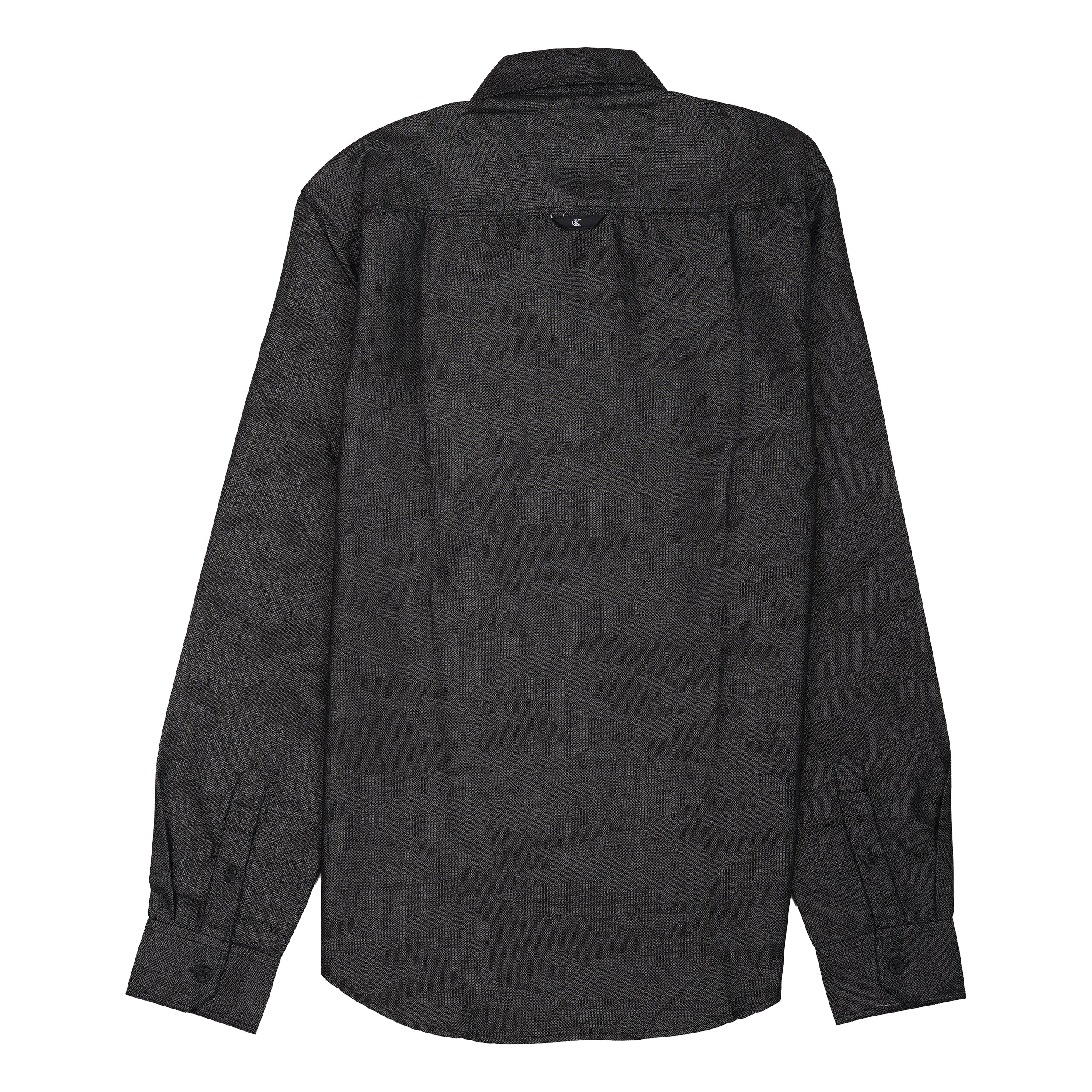 CALVIN KLEIN Obsidian Mist Tailored Fit Long Sleeve Shirt
