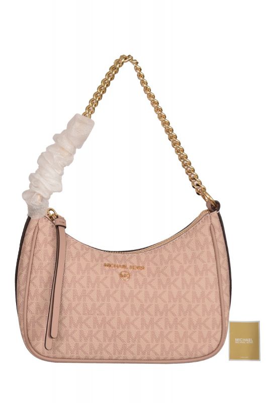 MICHAEL KORS Signature Logo Hobo Bag with Scrunchie Handle
