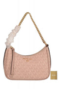 MICHAEL KORS Signature Logo Hobo Bag with Scrunchie Handle