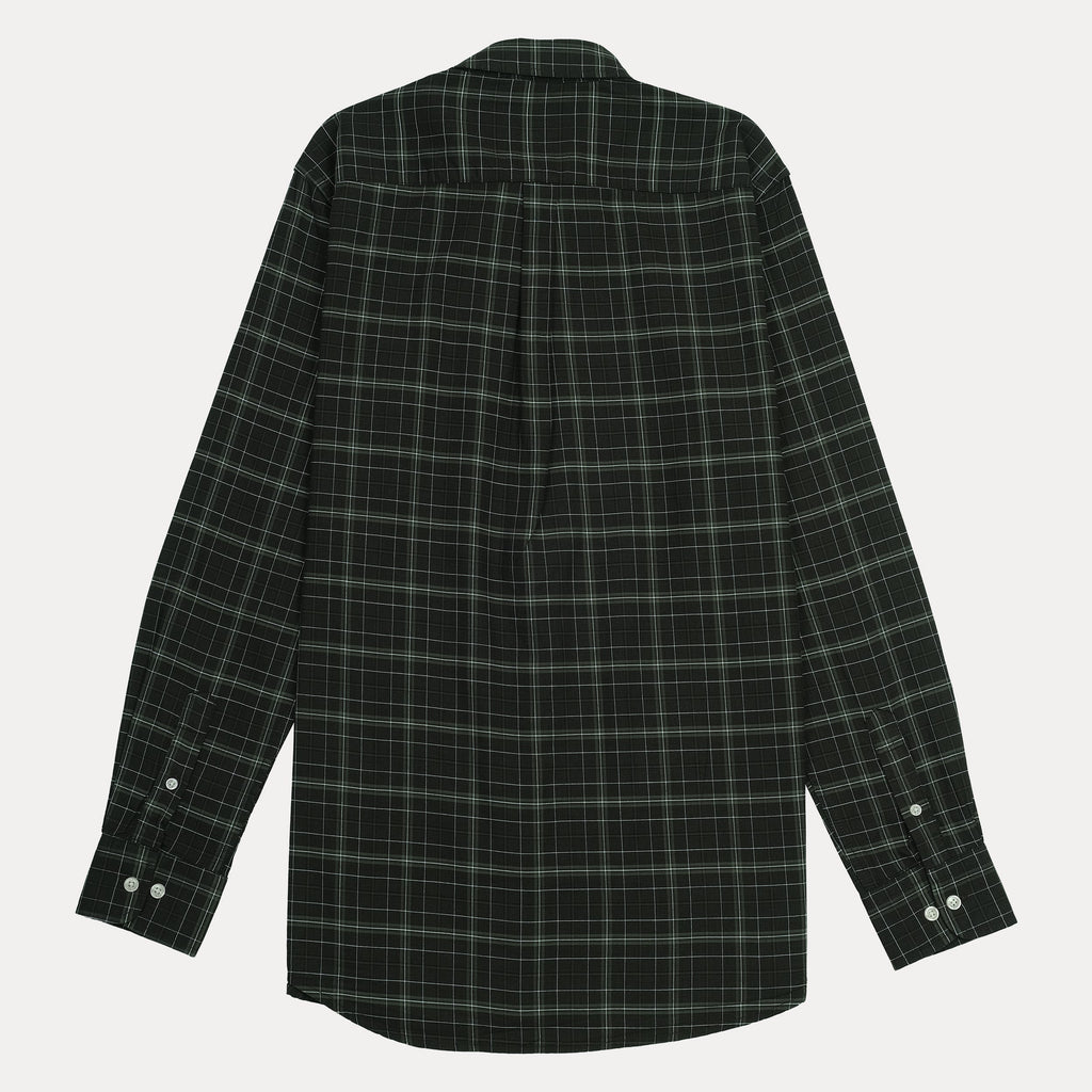 POLO RALPH LAUREN Mystic Emerald Custom Fit Long Sleeve Plaid Shirt
