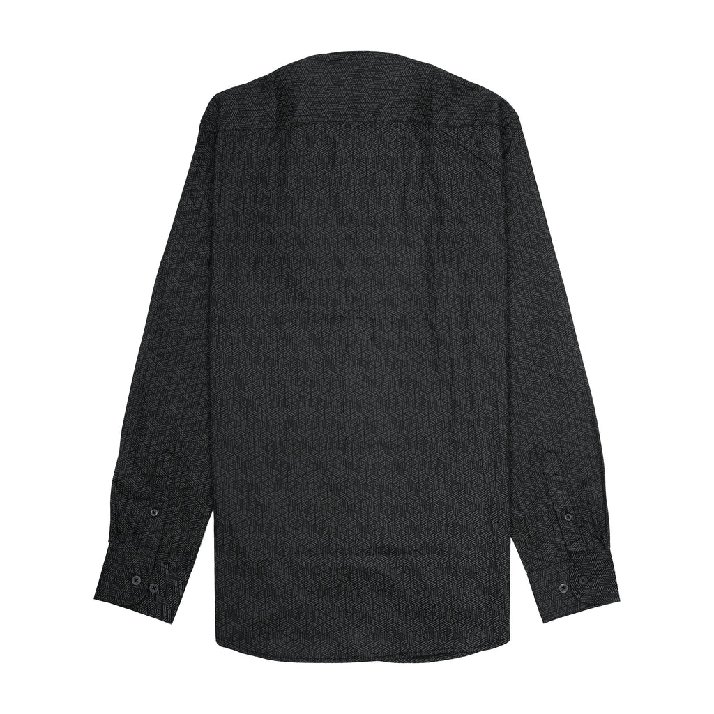 CALVIN KLEIN Shadowed Obsidian Slim Fit Long Sleeve Shirt