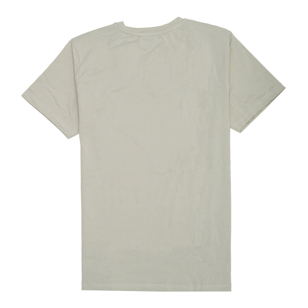 BALMAIN Silver Mist Classic Fit Short Sleeve Logo Tee