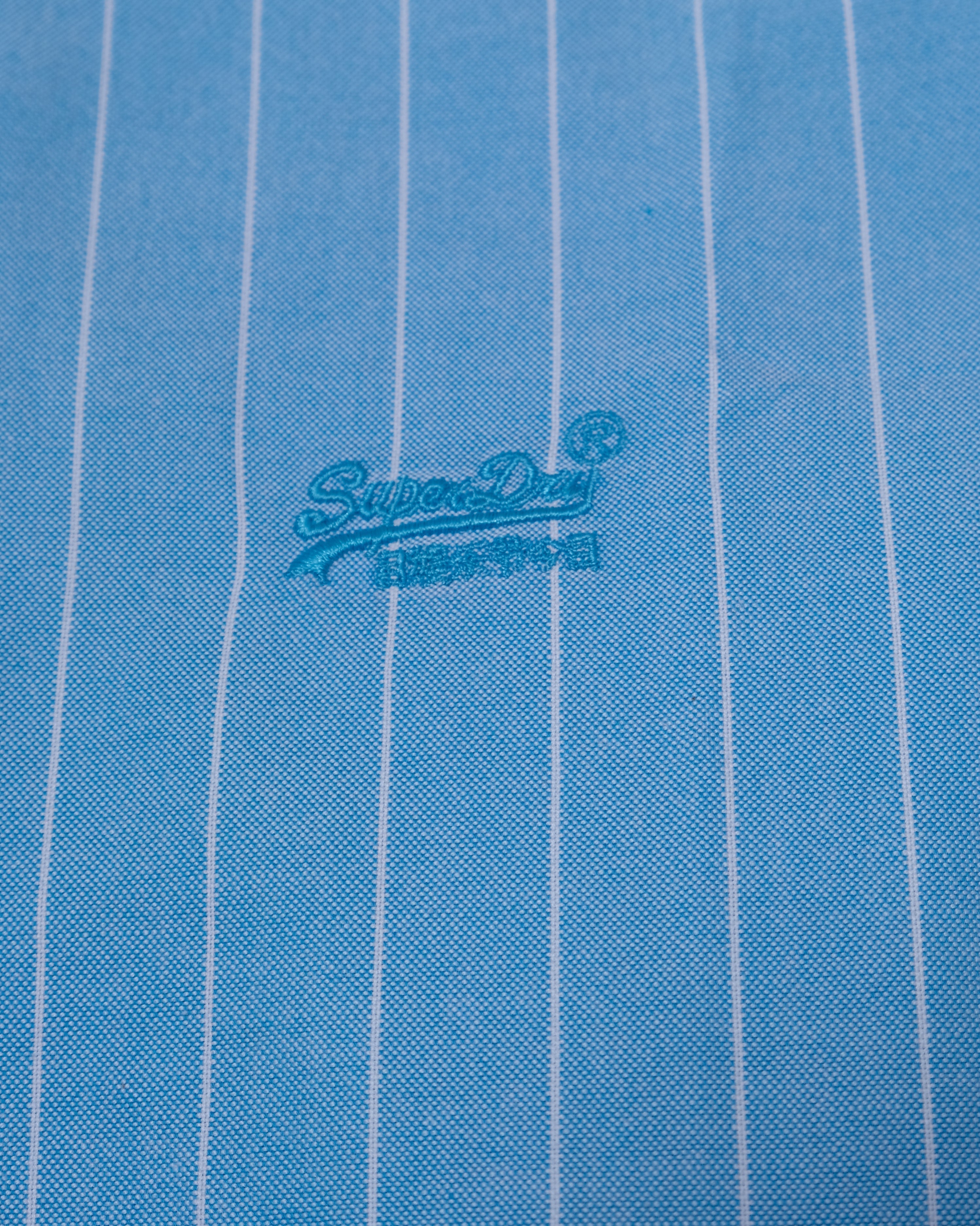 SUPERDRY Azure Wave Classic Fit Long Sleeve Oxford Shirt