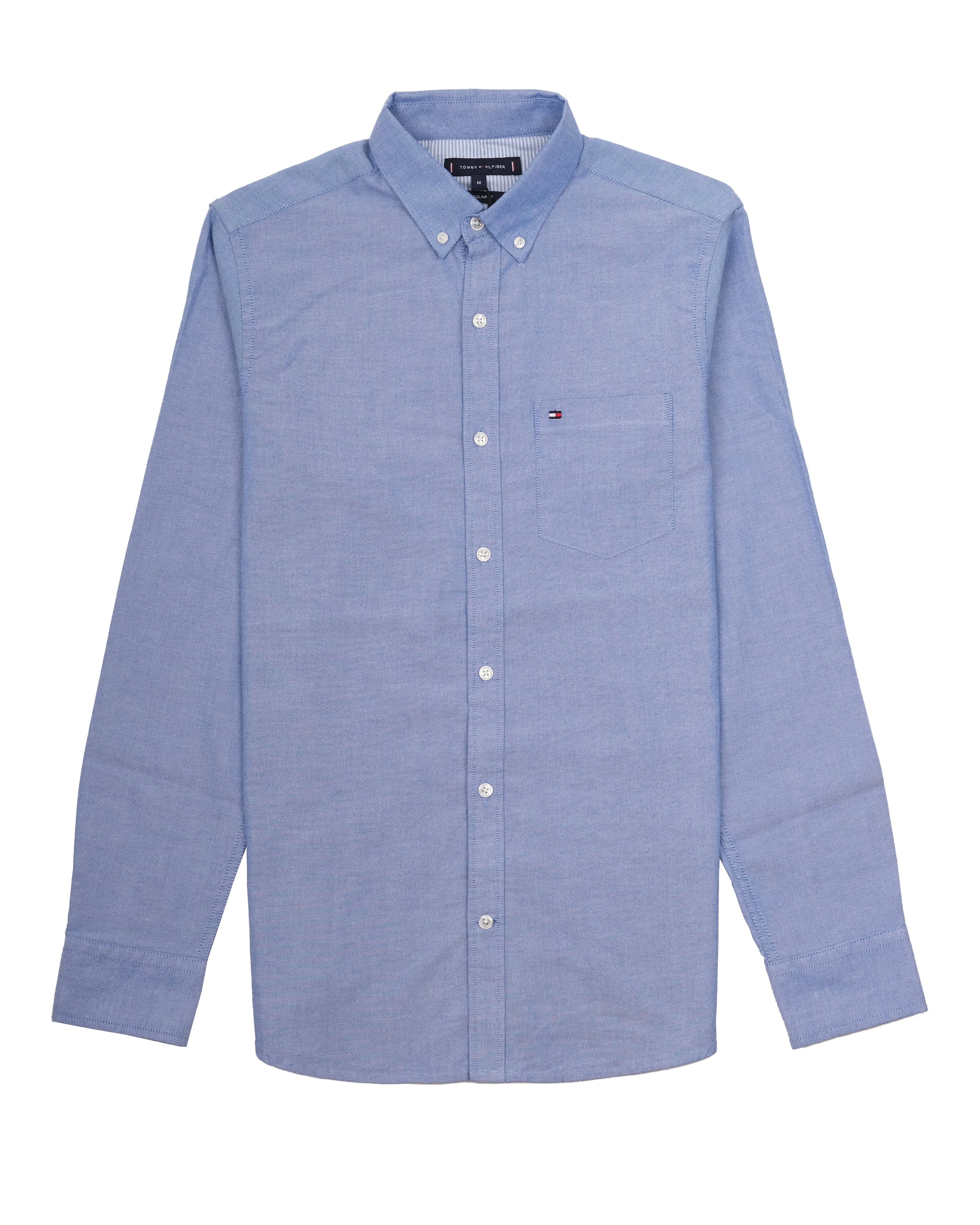 TOMMY HILFIGER Skyward Blue Slim Fit Long Sleeve Button-Down Shirt