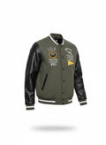 GANT Ultra Premium USA Varsity Jacket with Leather Sleeves