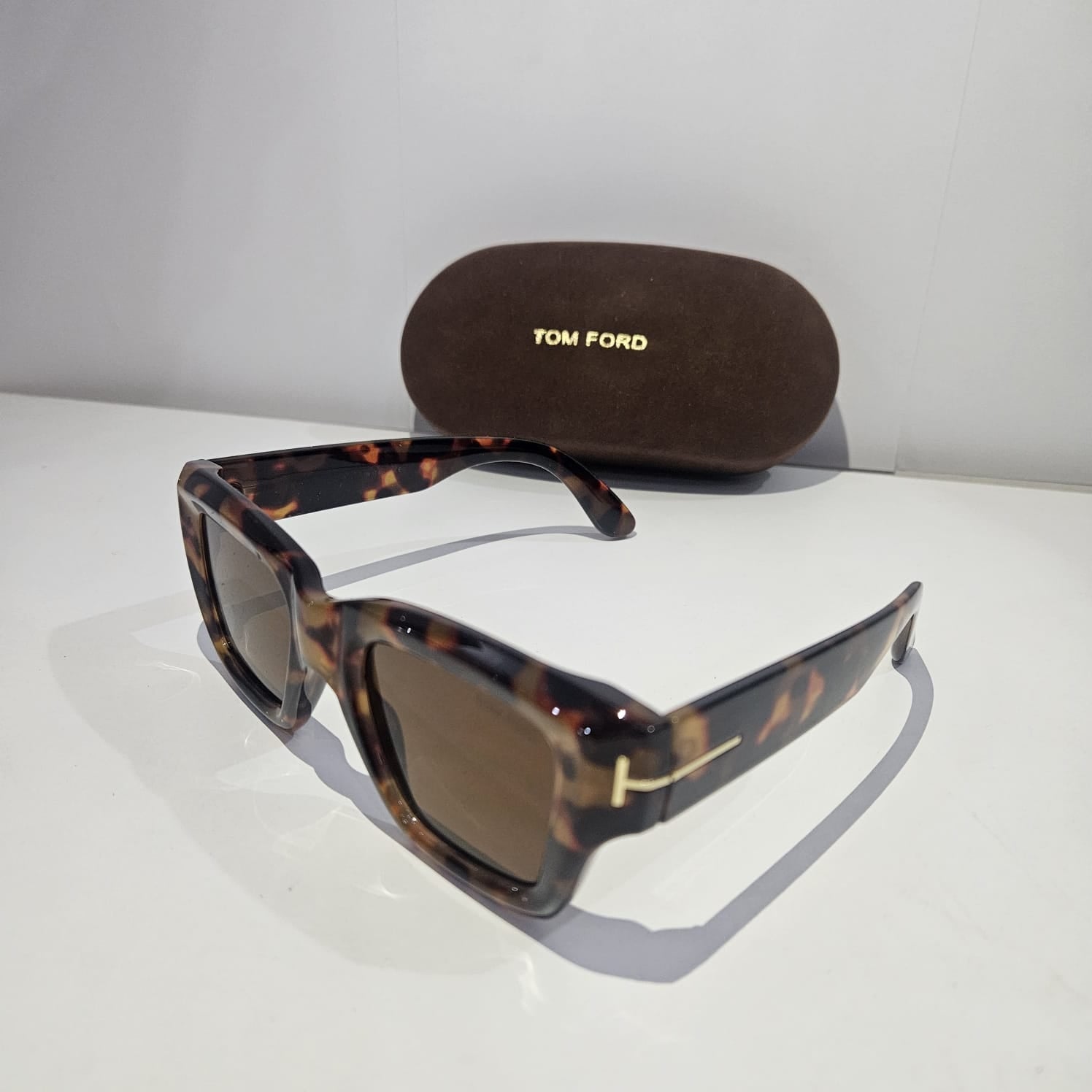 TOM FORD Tortoiseshell Oversized Sunglasses