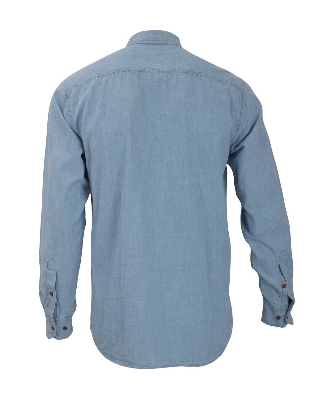 SUPERDRY Celestial Blue Slim Fit Long Sleeve Chambray Shirt